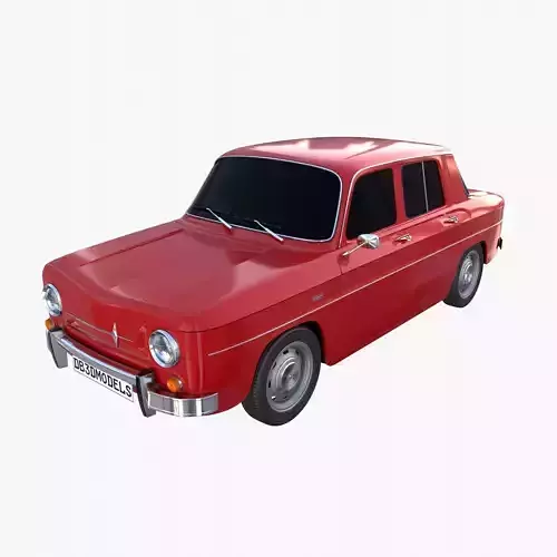 Renault 8 Red