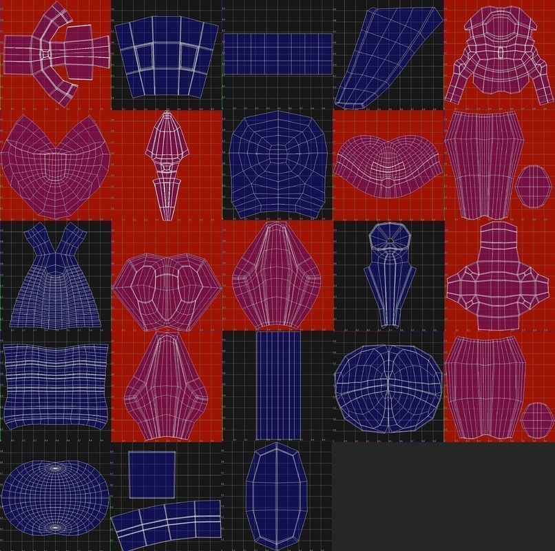 Simple Robot Low-poly 3D model_16