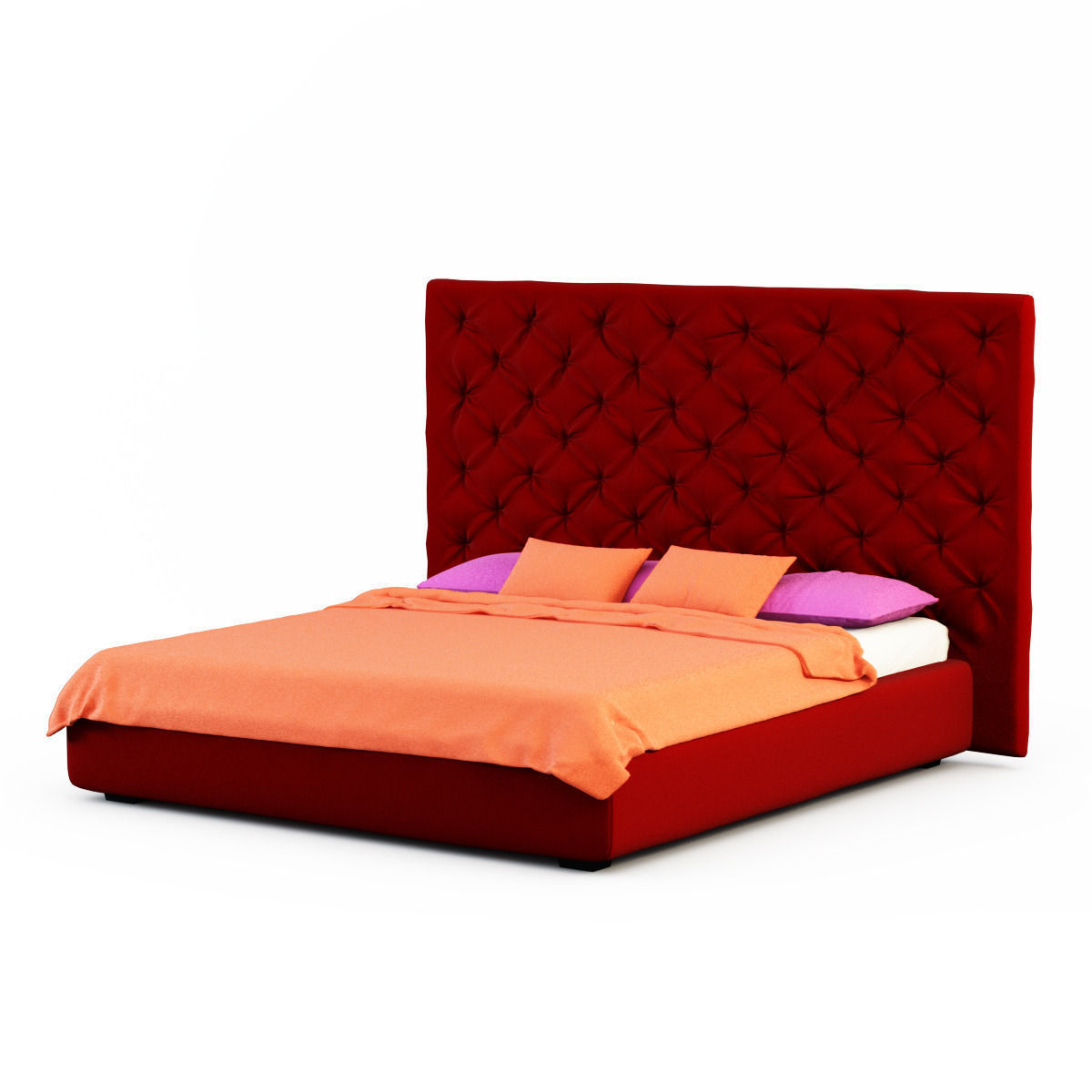 Bed Wing 3D model_2