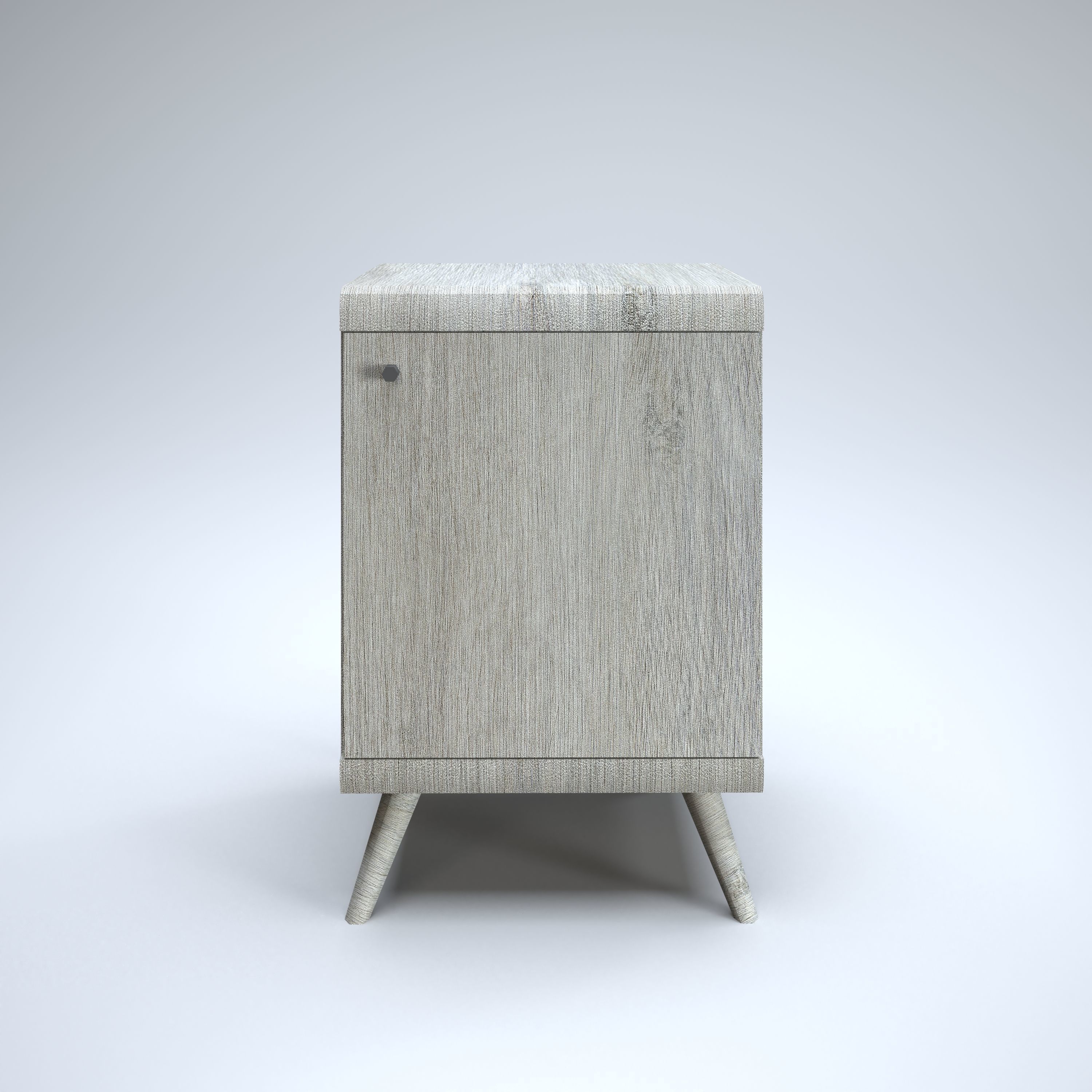 Small Cabinet Low-poly 3D model_1
