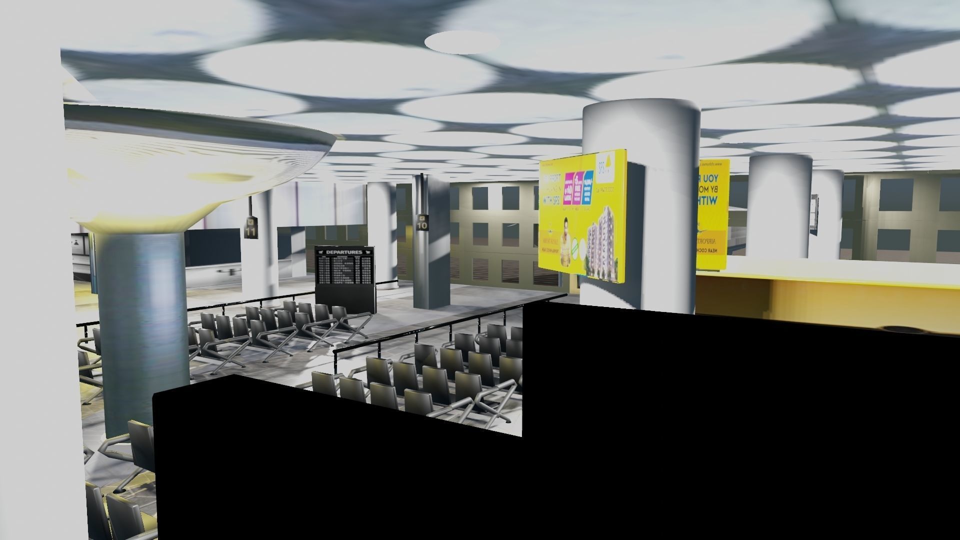 Airport Interior 3D model_17