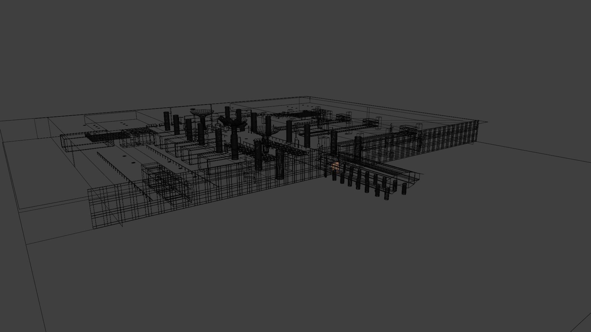 Airport Interior 3D model_10