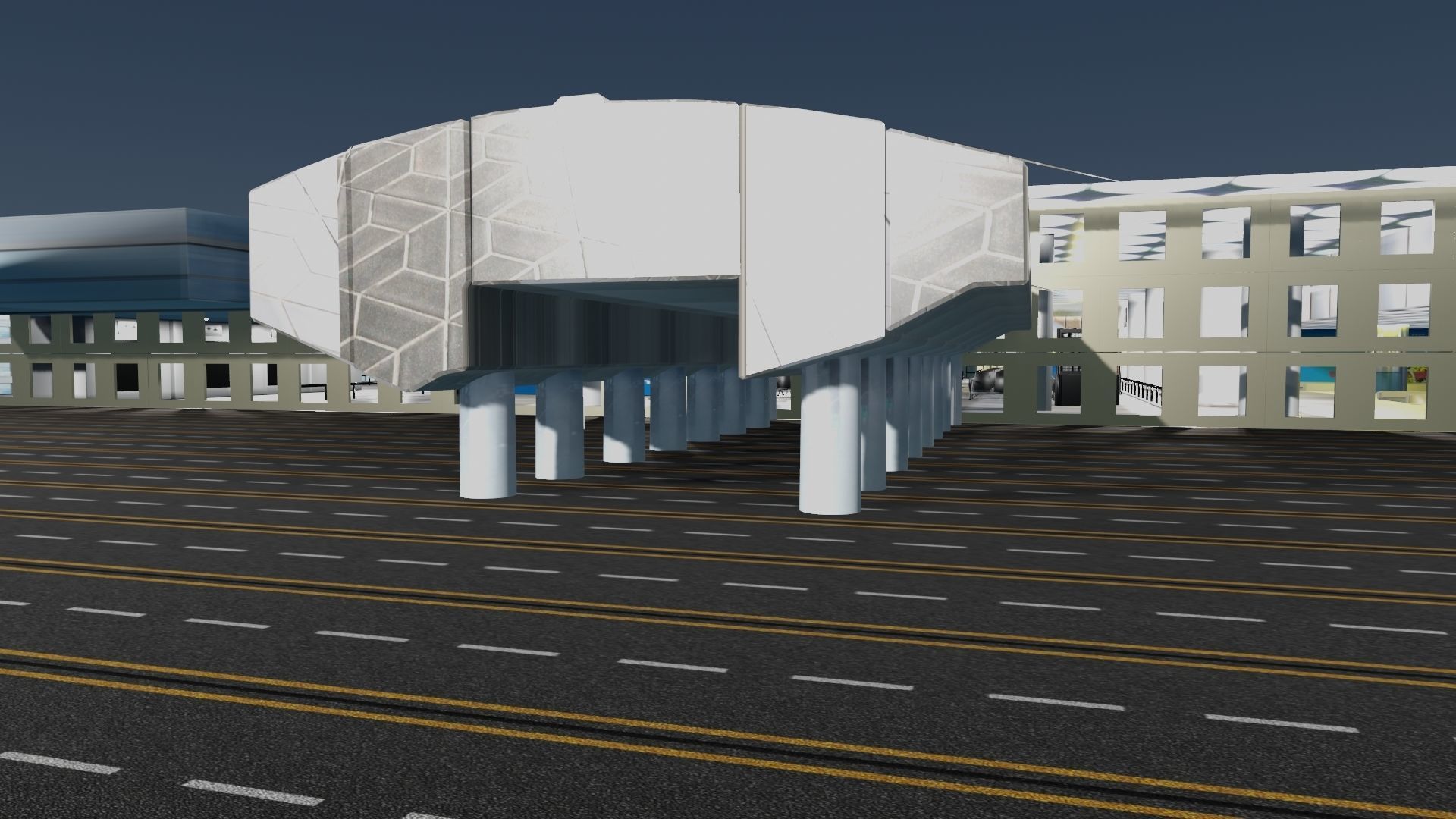 Airport Interior 3D model_5