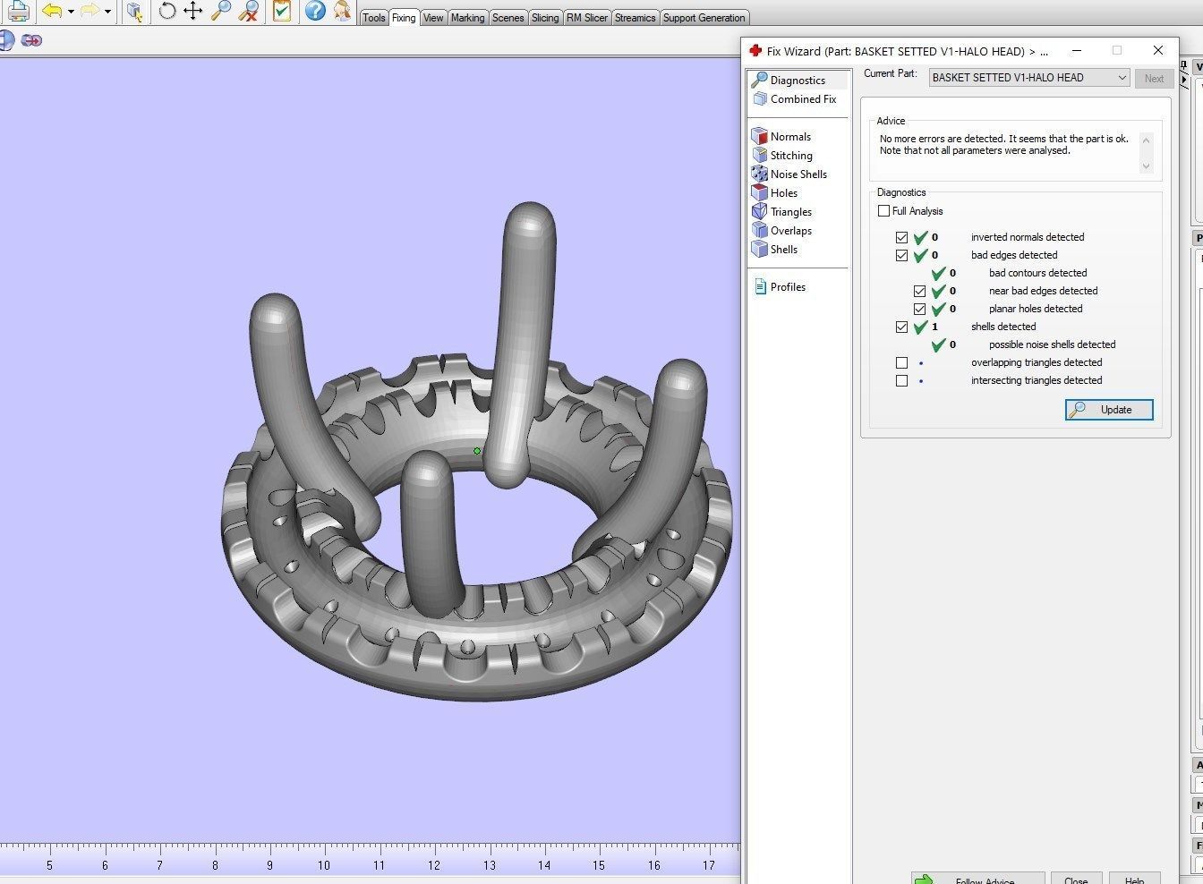 Engagement Ring Model Halo With Basket Setting Media Files-SK2 3D model_42