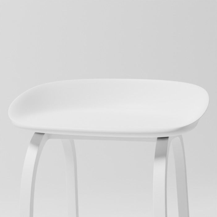 Black bar chair 3D model_7