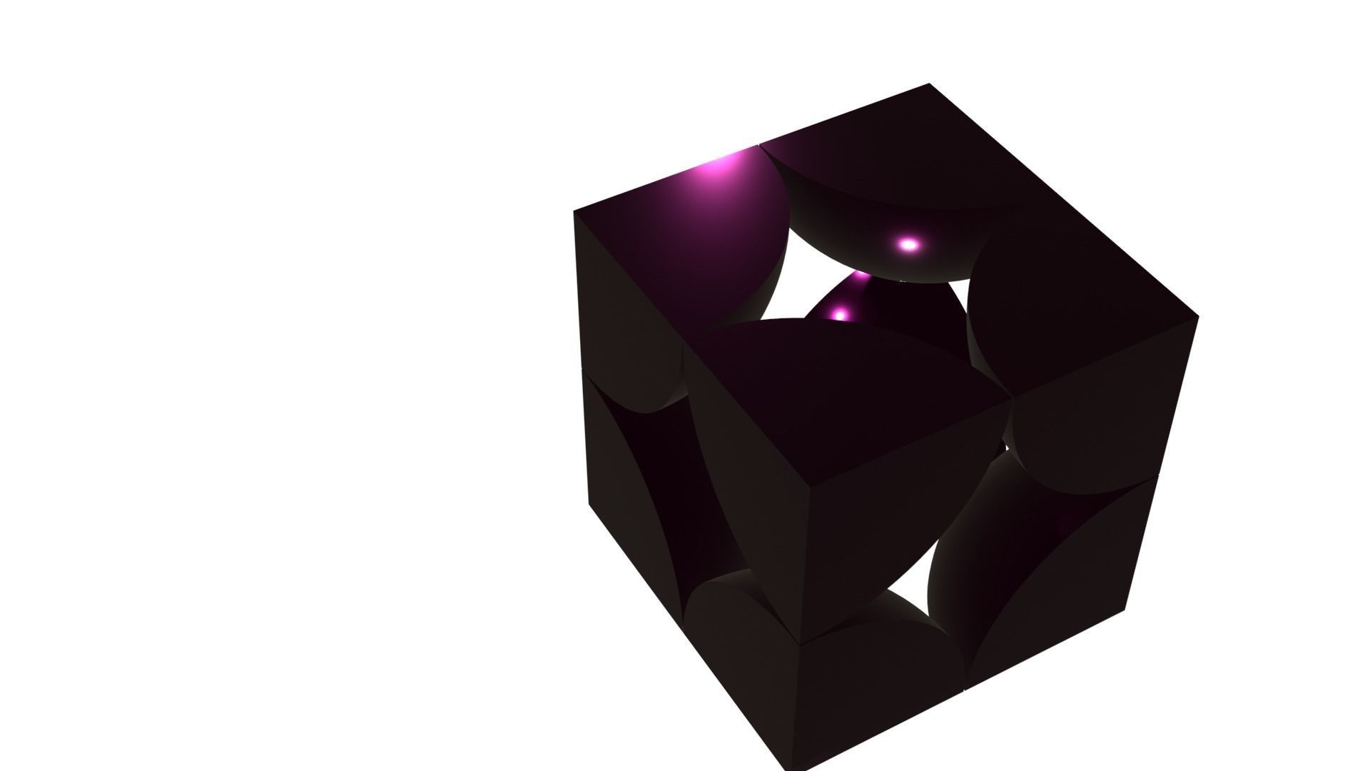 Simple Cubic Lattice free 3D model animated | CGTrader
