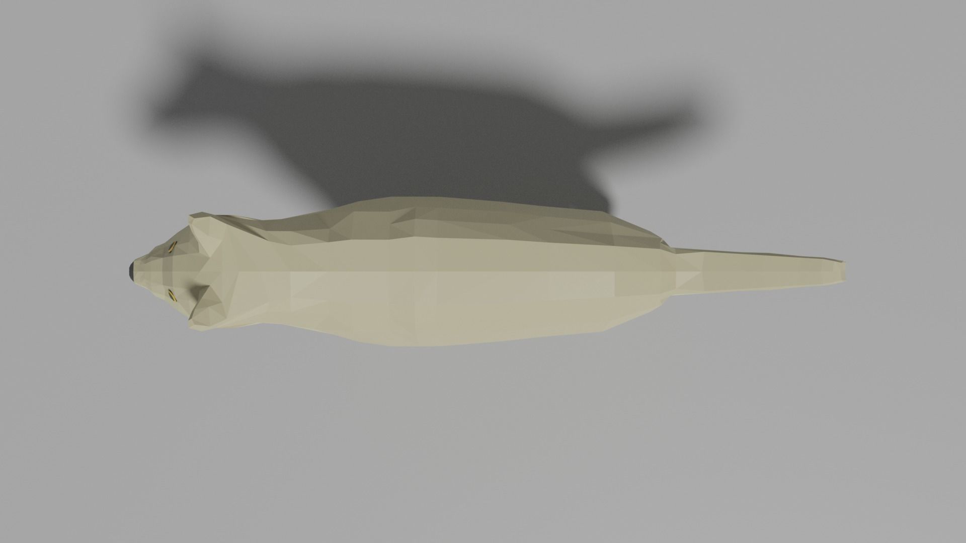 Cartoon Wolf Family  Low-poly 3D model_16