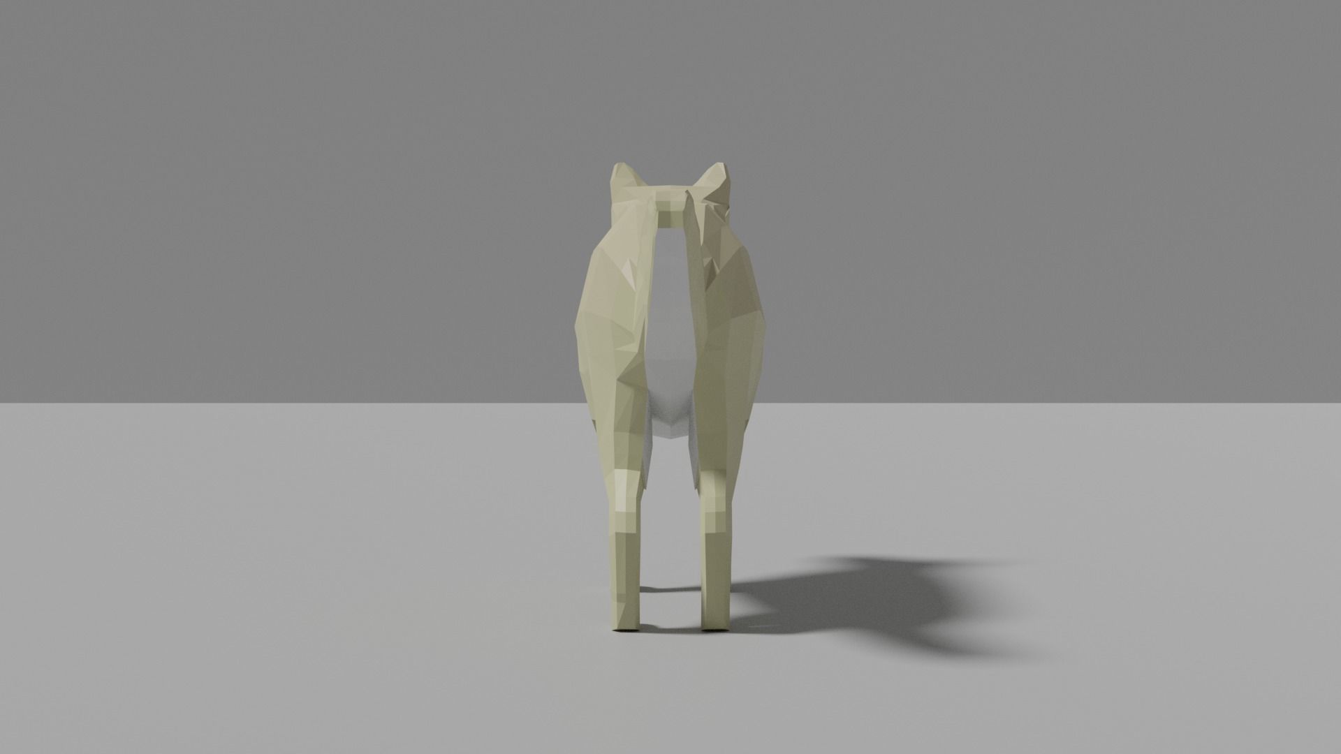 Cartoon Wolf Family  Low-poly 3D model_18