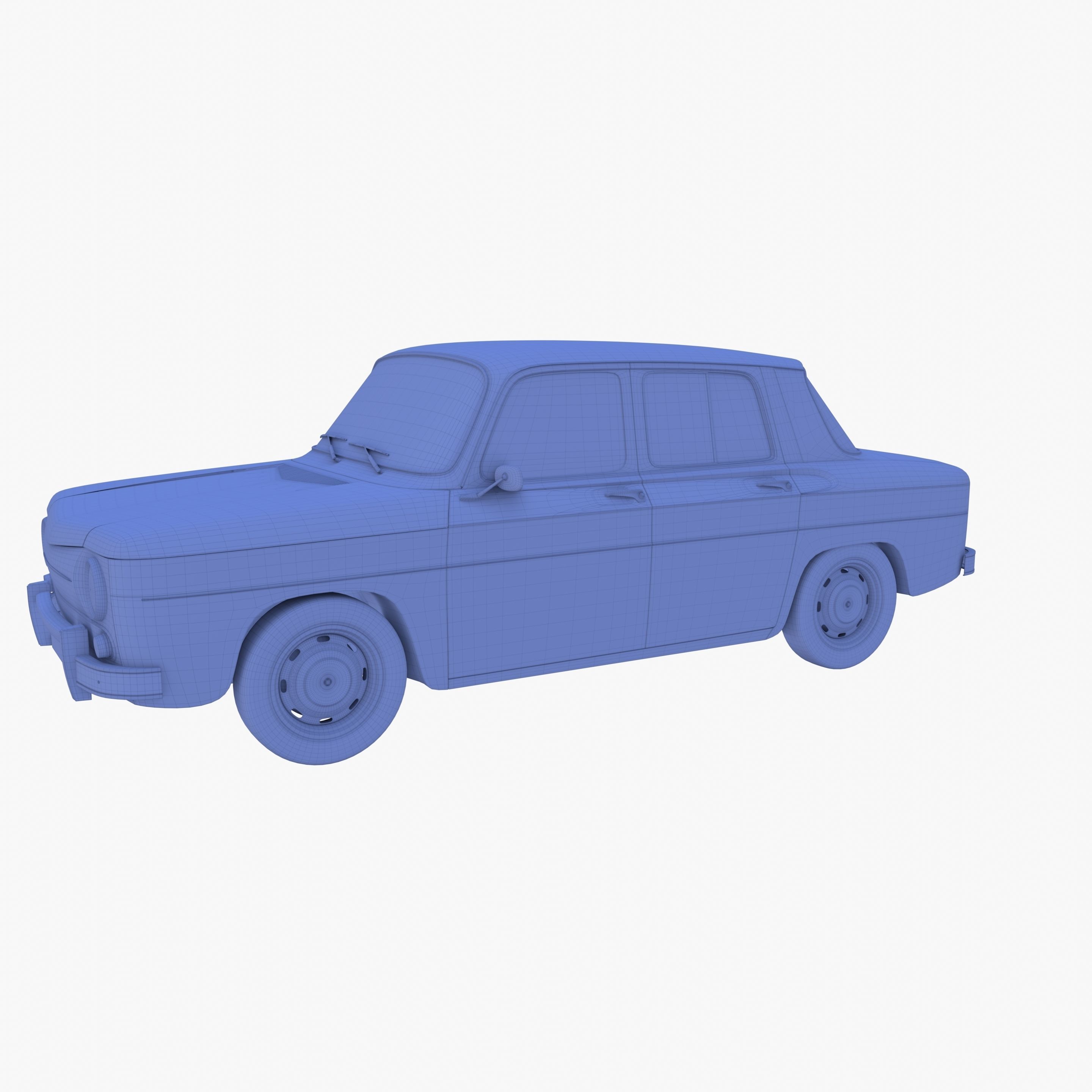 Generic 60s European Car 3D model_17
