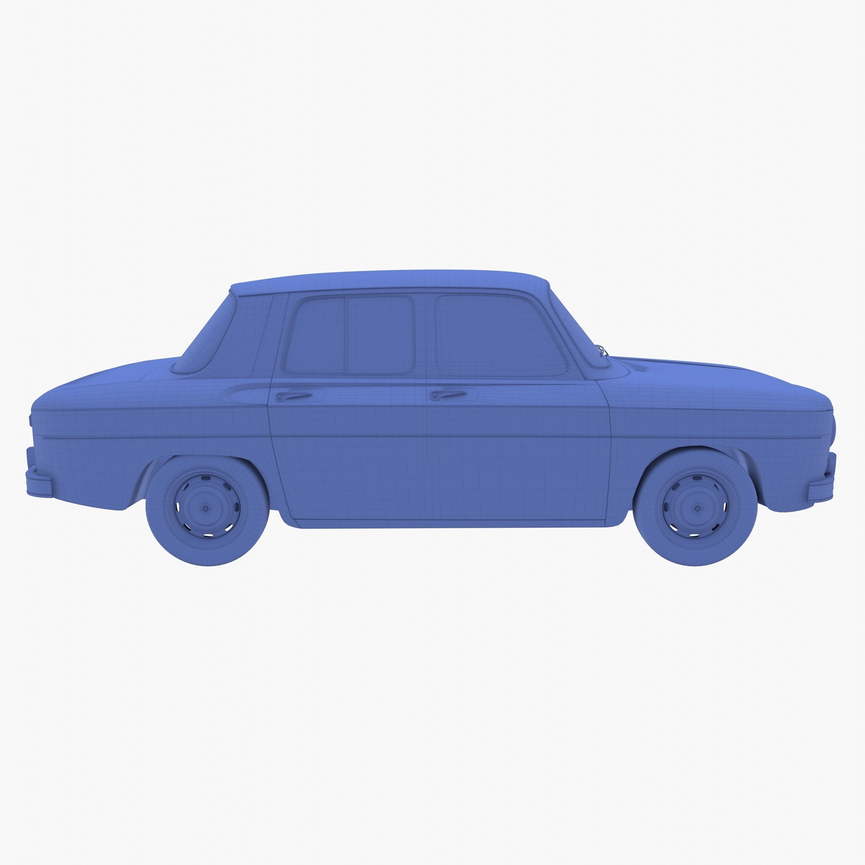 Generic 60s European Car 3D model_20