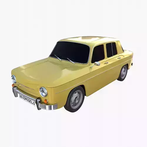 Generic 60s European Car 3D model
