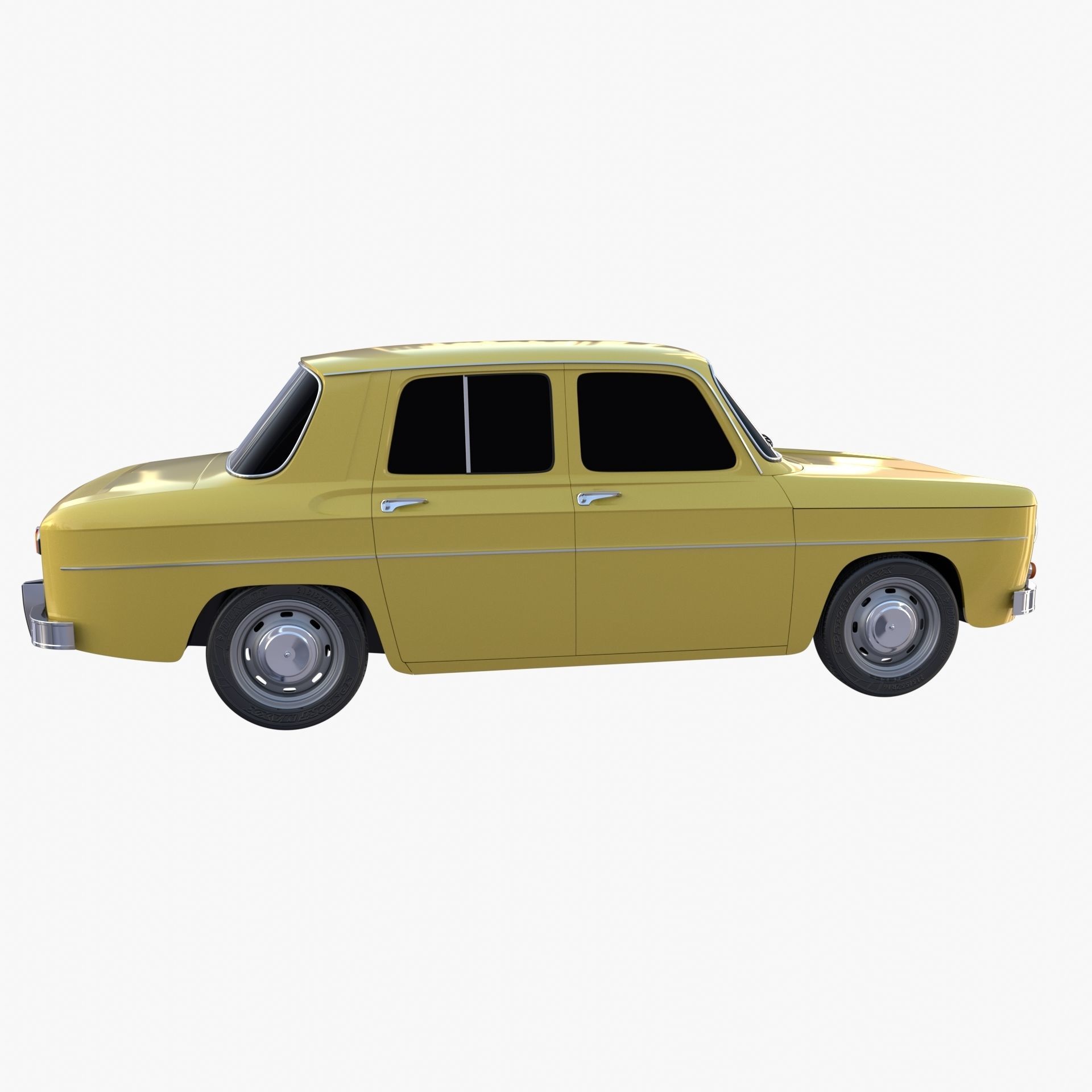 Generic 60s European Car 3D model_6