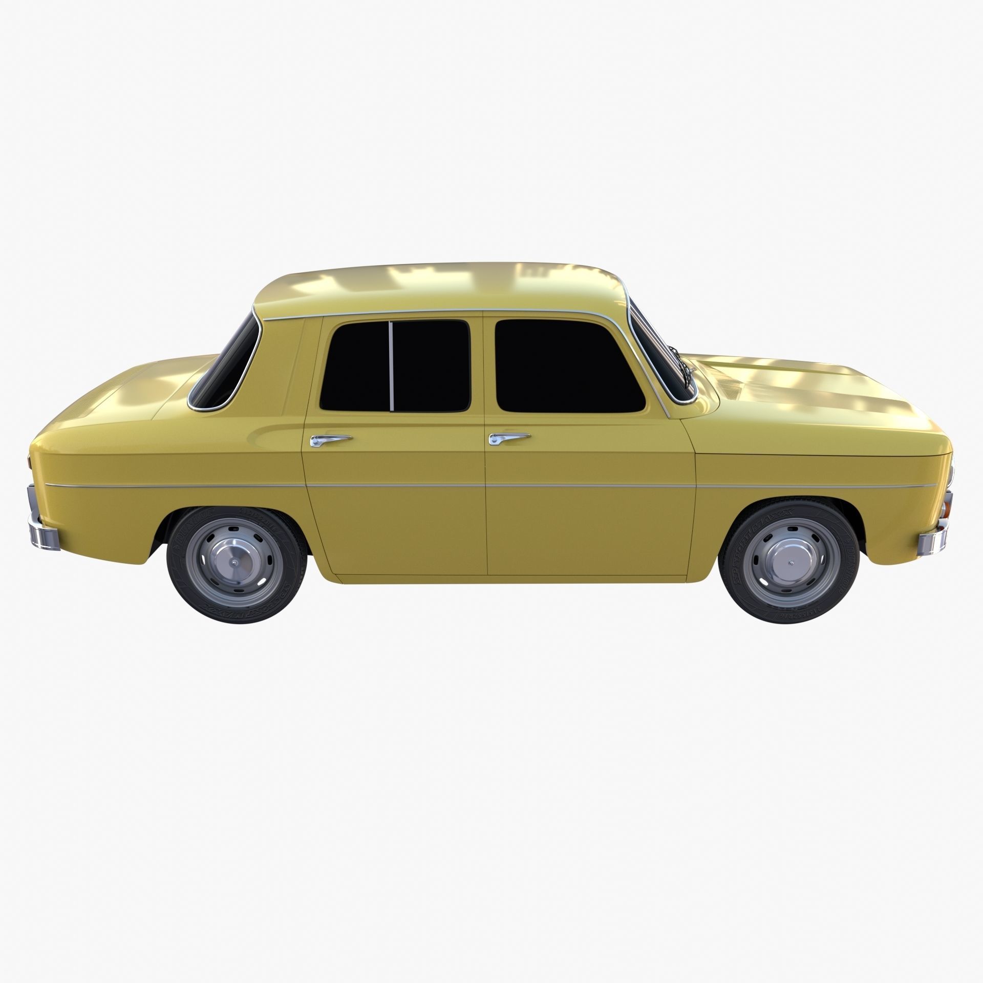 Generic 60s European Car 3D model_13