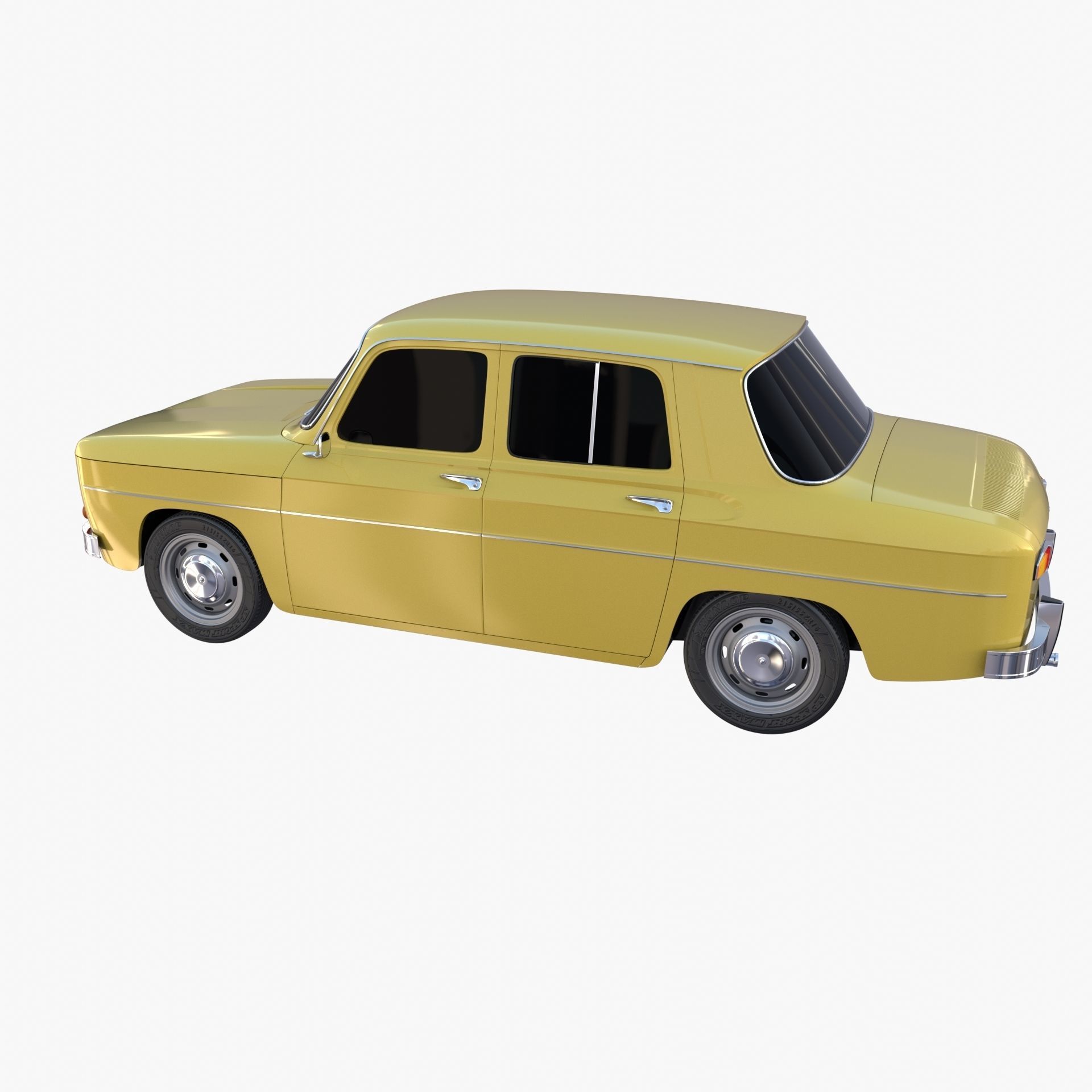 Generic 60s European Car 3D model_10