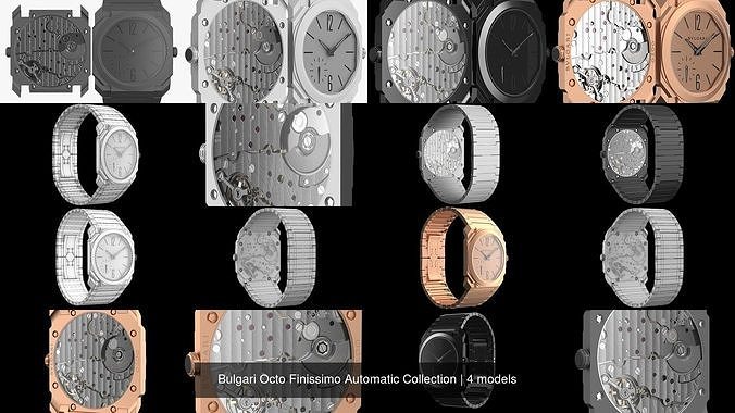Bulgari Octo Finissimo Automatic 3D Model Collection
