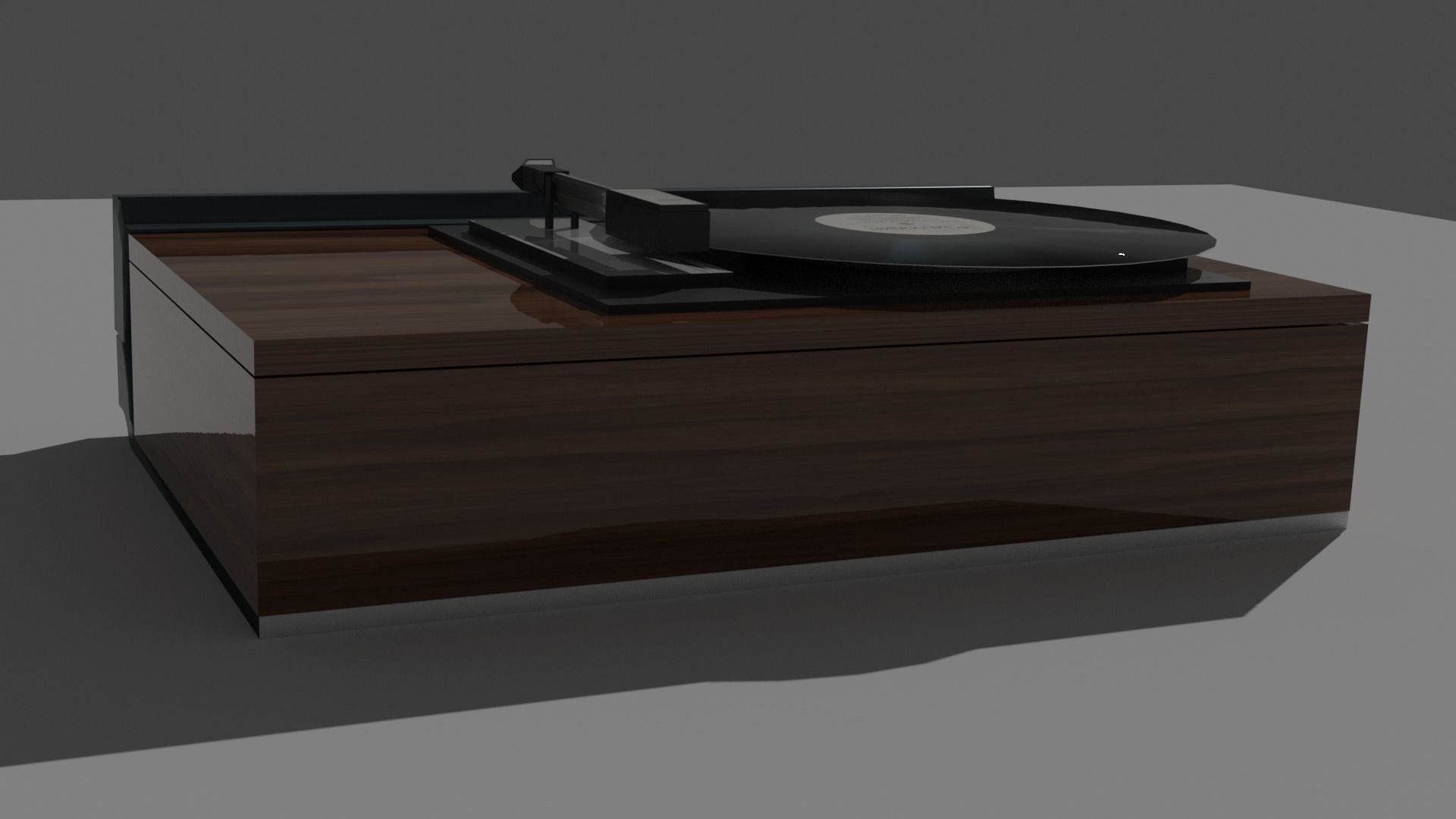 Stereo Laserdisc Low-poly 3D model_12