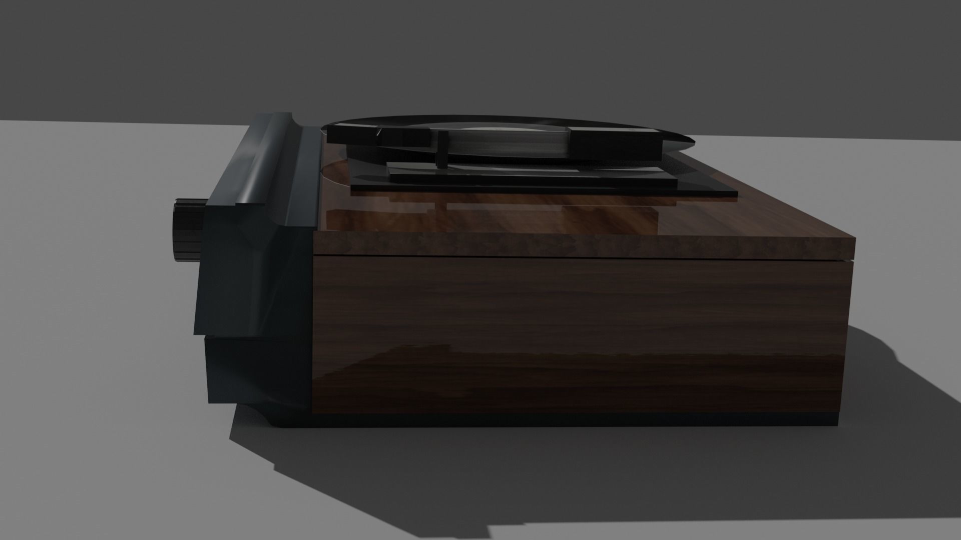 Stereo Laserdisc Low-poly 3D model_16