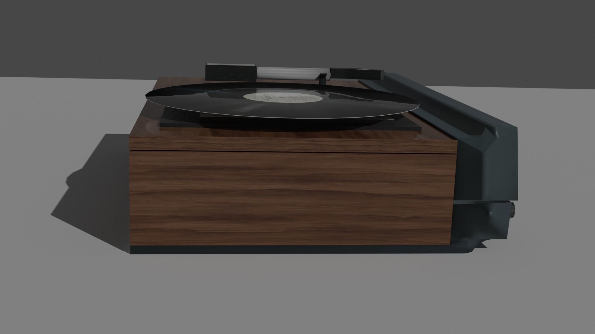 Stereo Laserdisc Low-poly 3D model_6