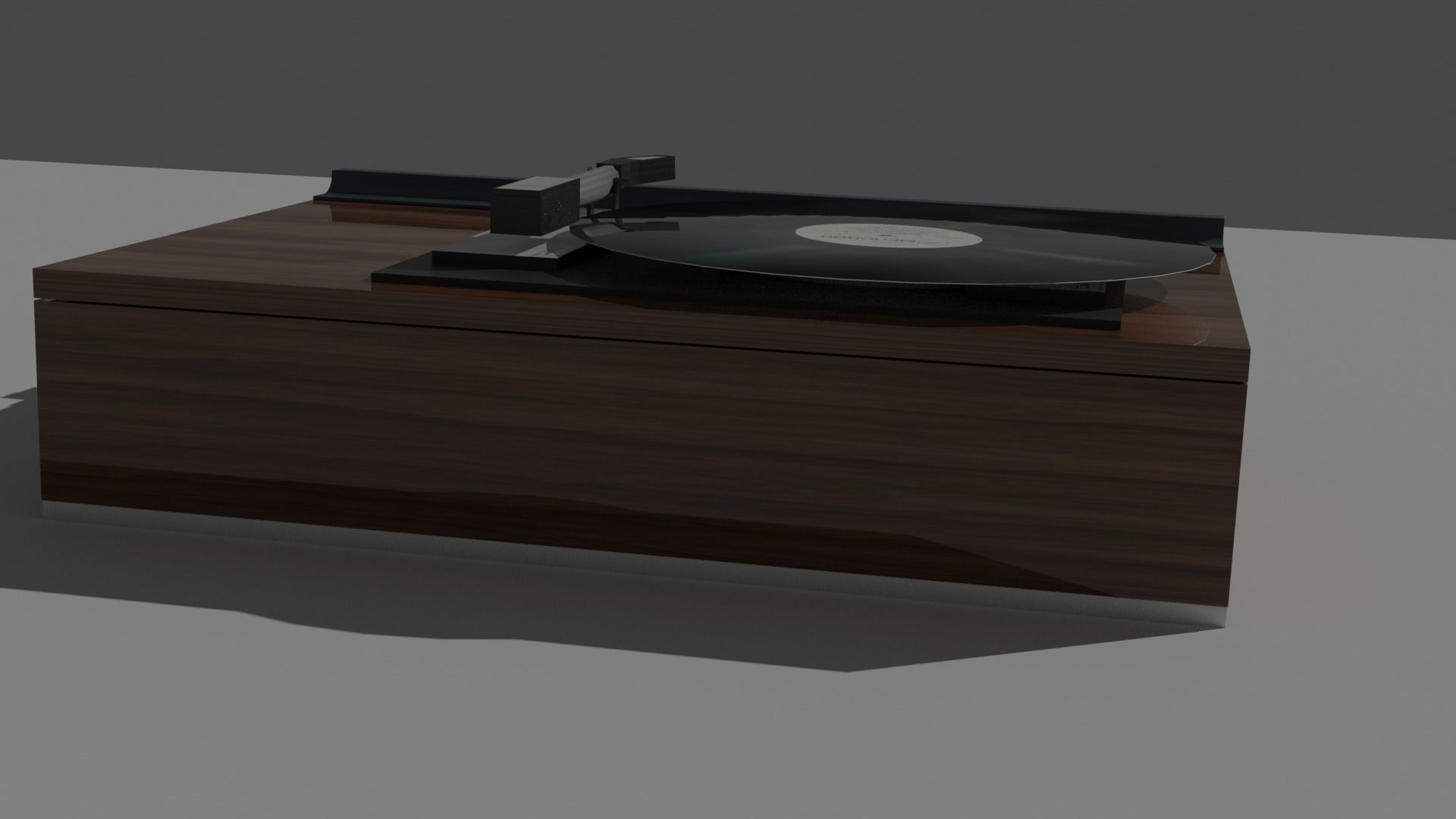 Stereo Laserdisc Low-poly 3D model_10