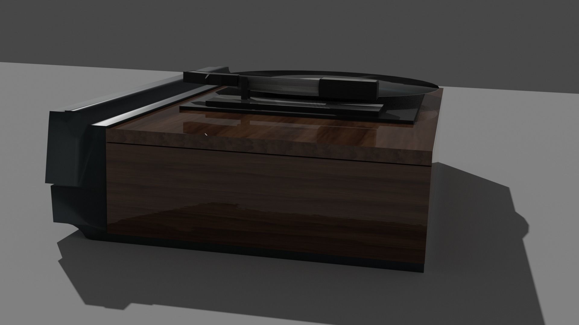 Stereo Laserdisc Low-poly 3D model_15