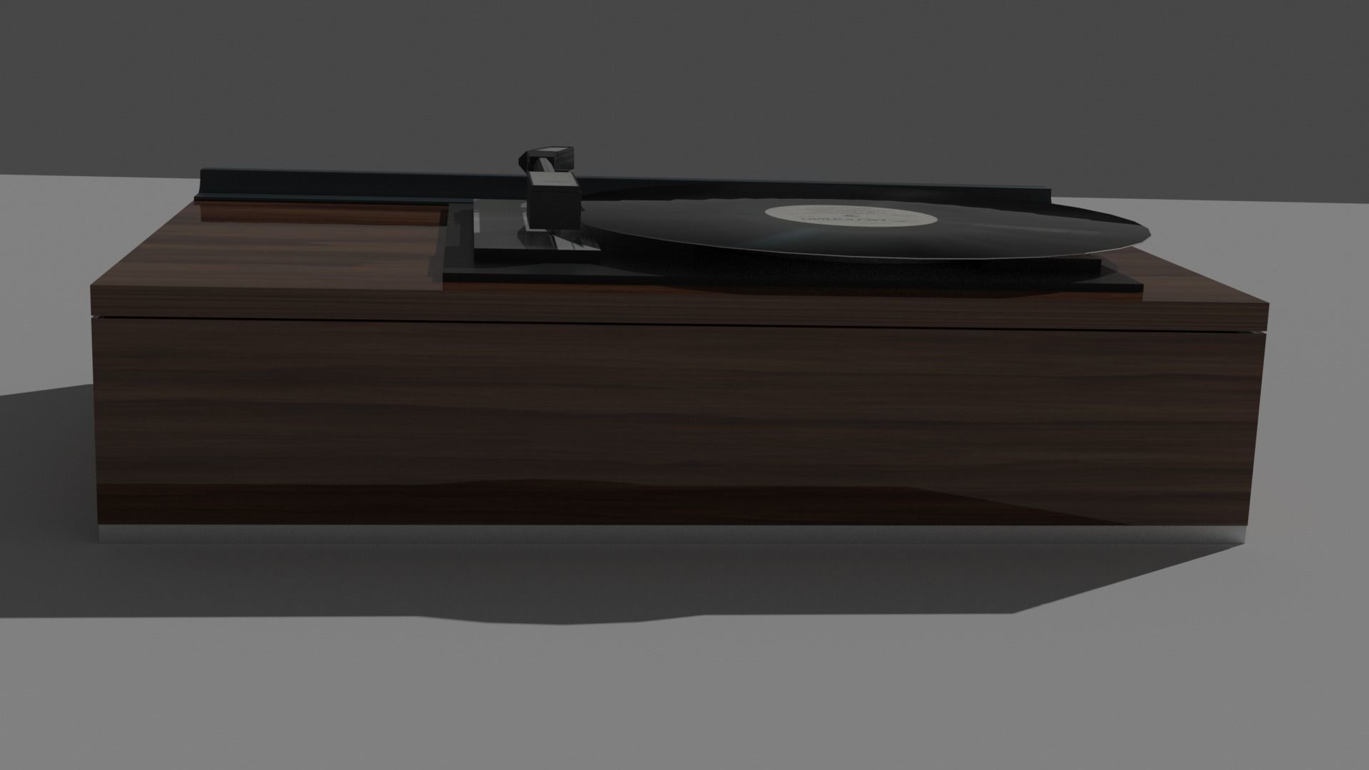 Stereo Laserdisc Low-poly 3D model_11