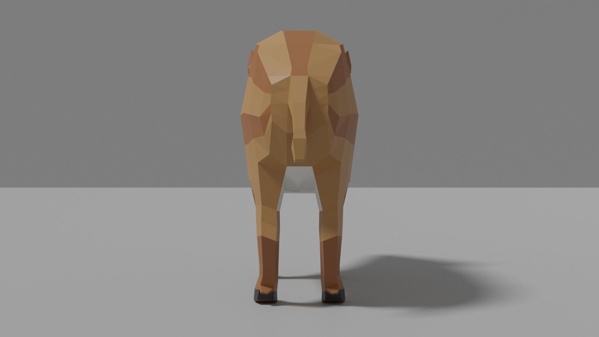 Cartoon Boar Family Low-poly 3D model_18