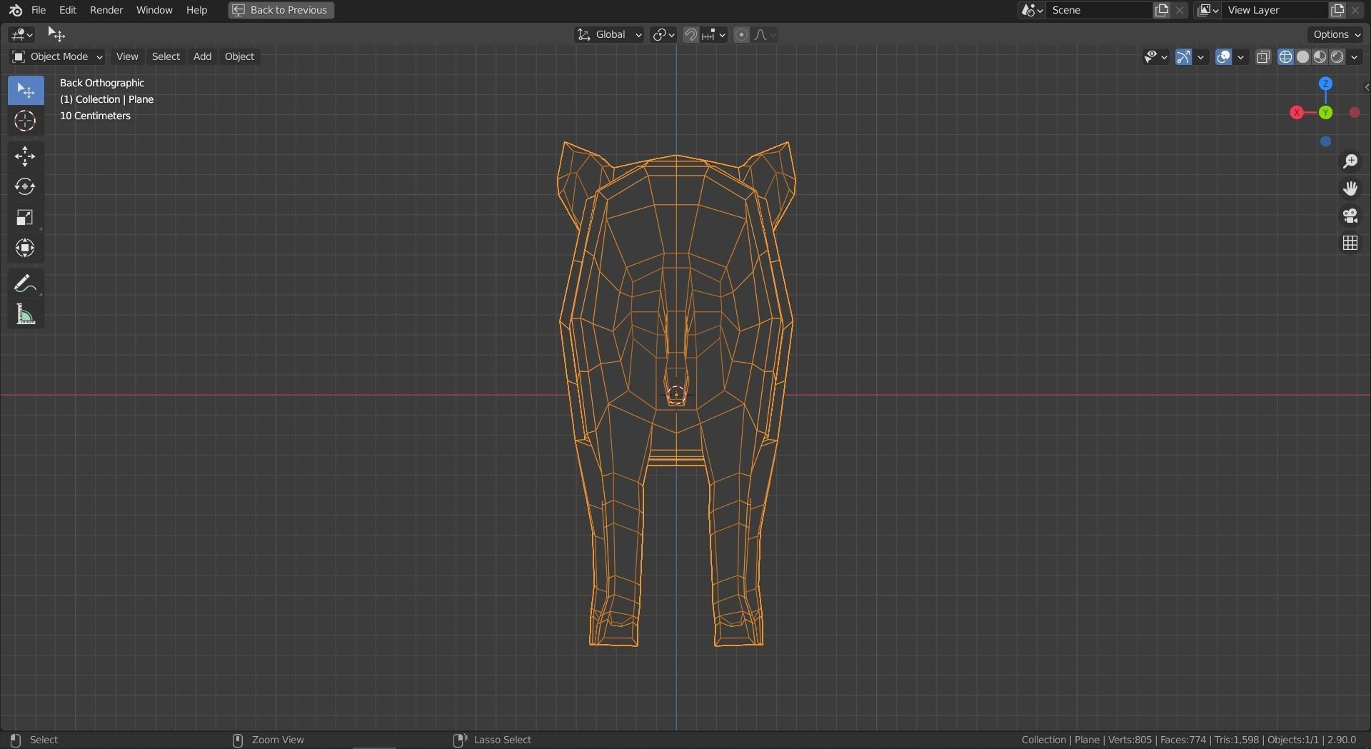 Cartoon Boar Family Low-poly 3D model_24