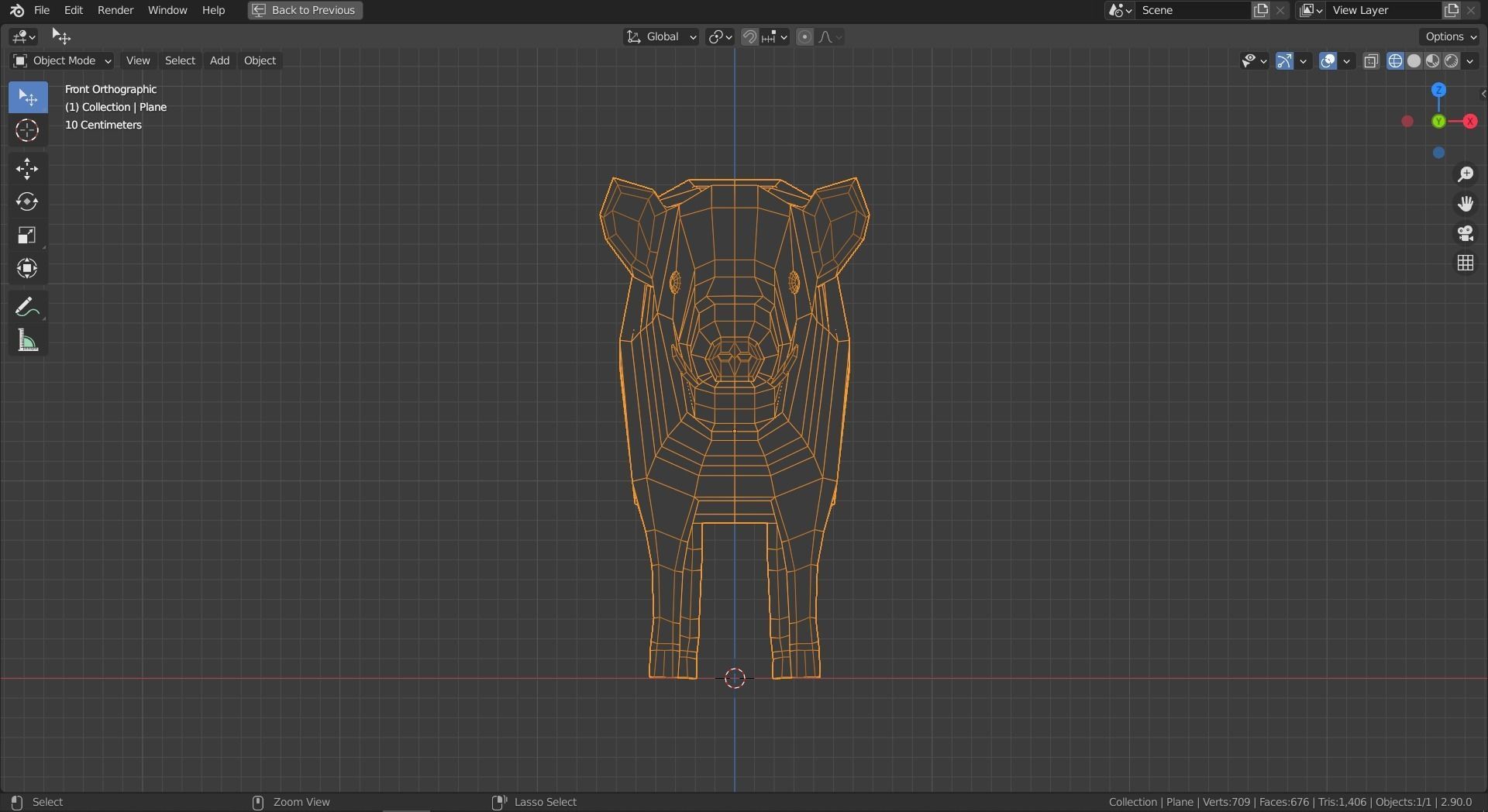 Cartoon Boar Family Low-poly 3D model_11