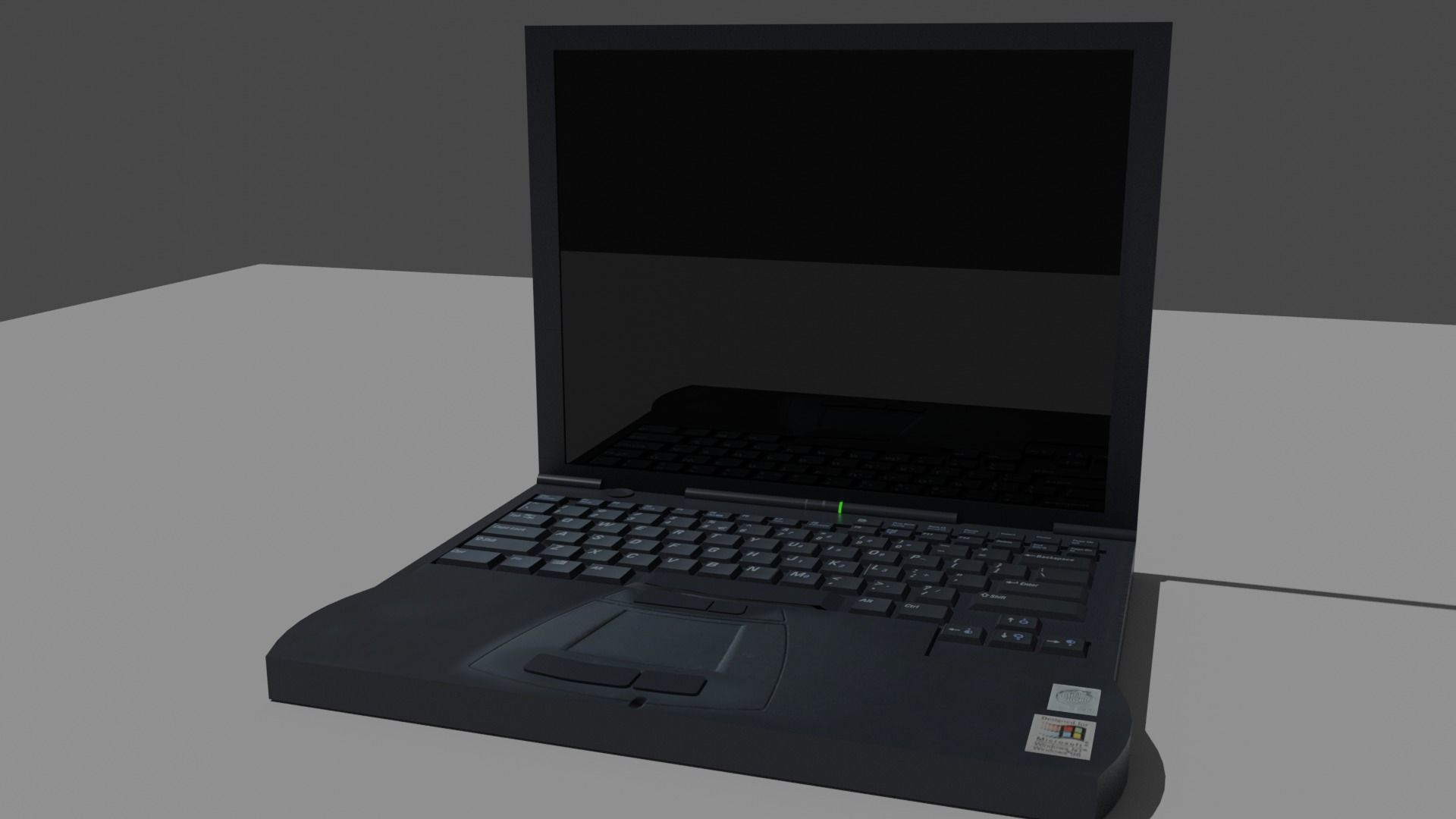 Old Notebook Low-poly 3D model_20