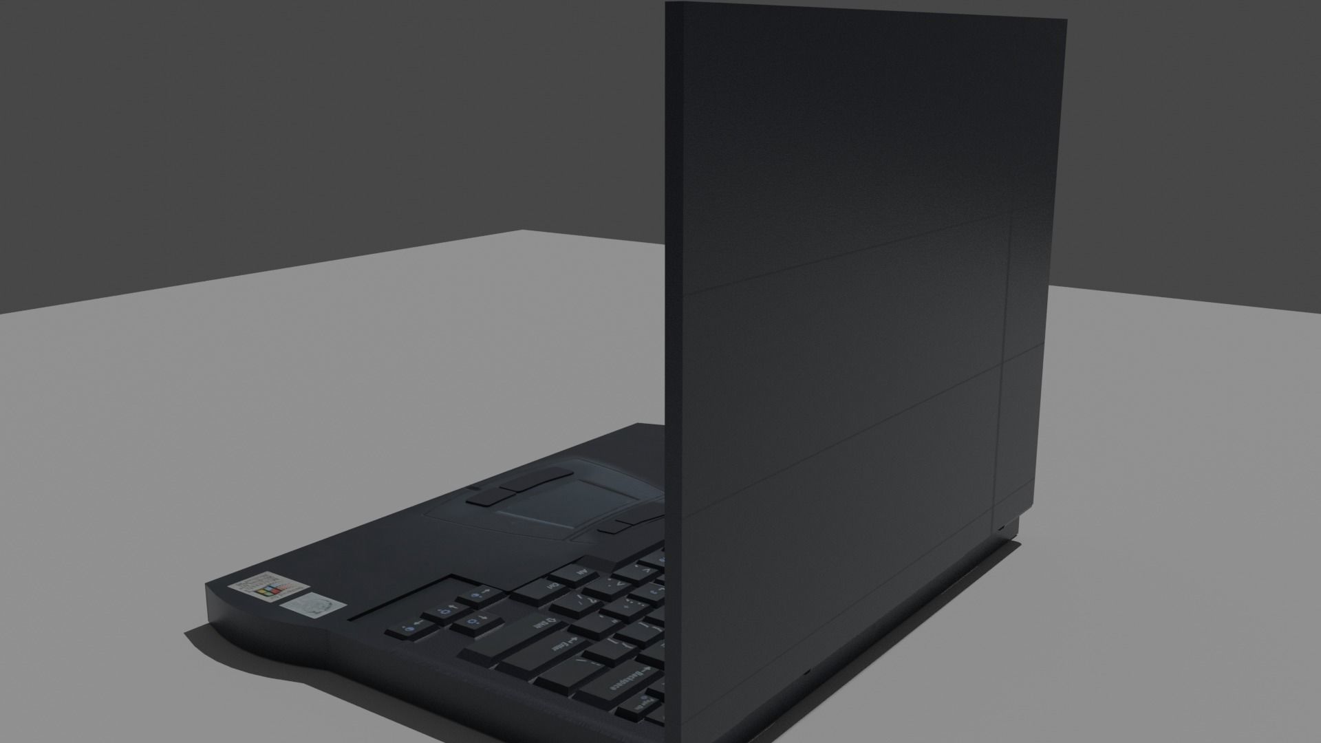 Old Notebook Low-poly 3D model_14