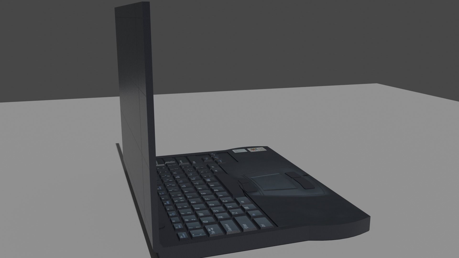 Old Notebook Low-poly 3D model_7