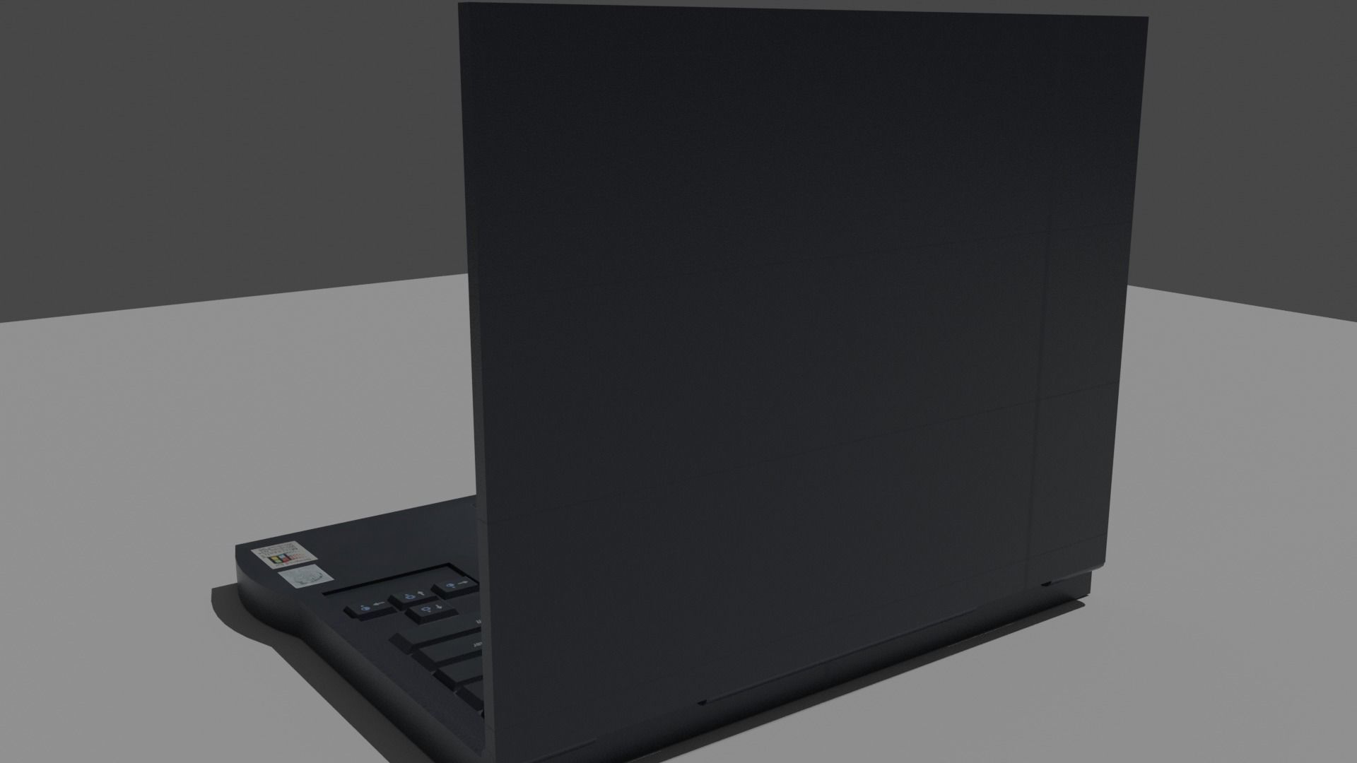 Old Notebook Low-poly 3D model_13