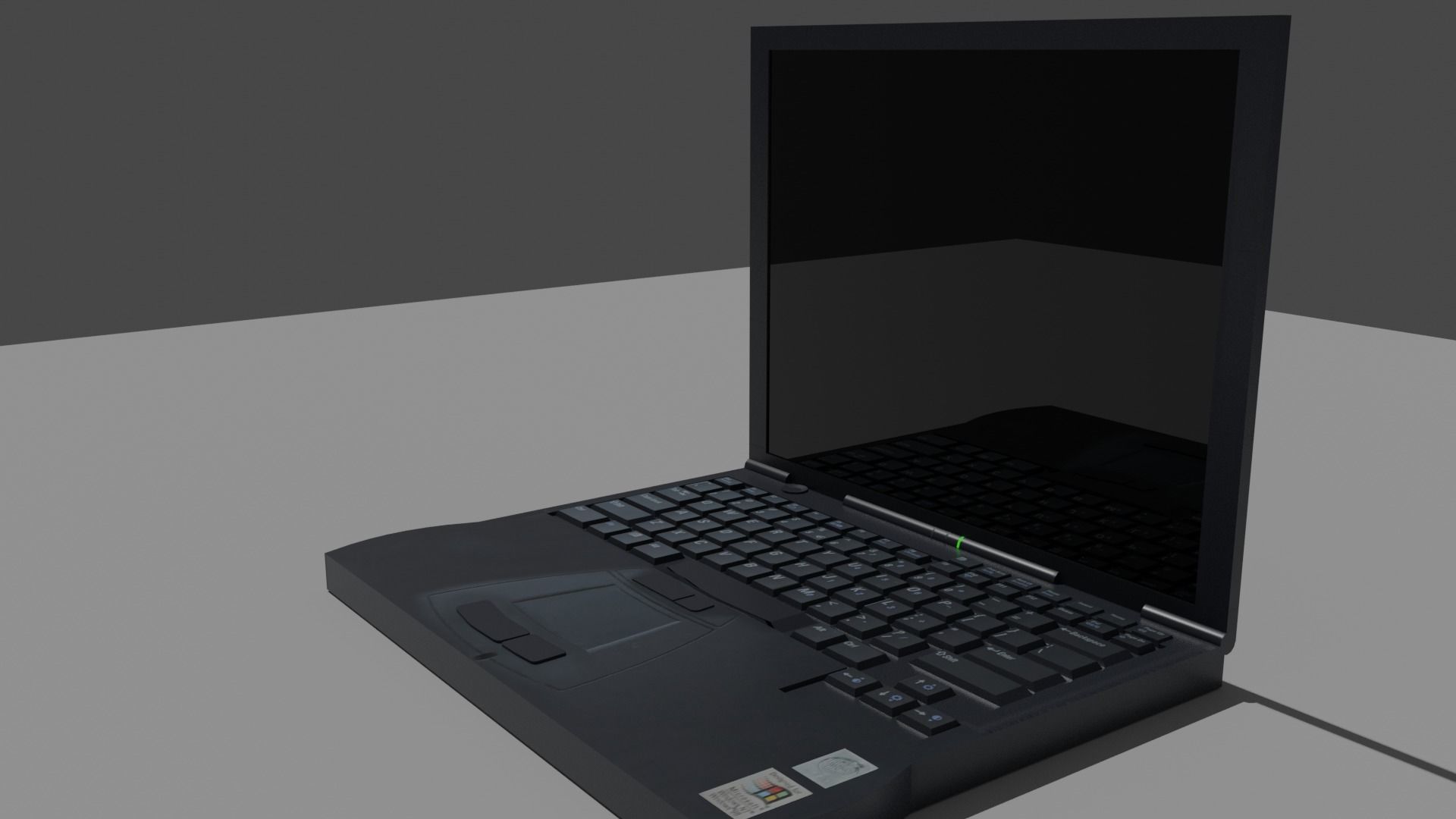 Old Notebook Low-poly 3D model_18