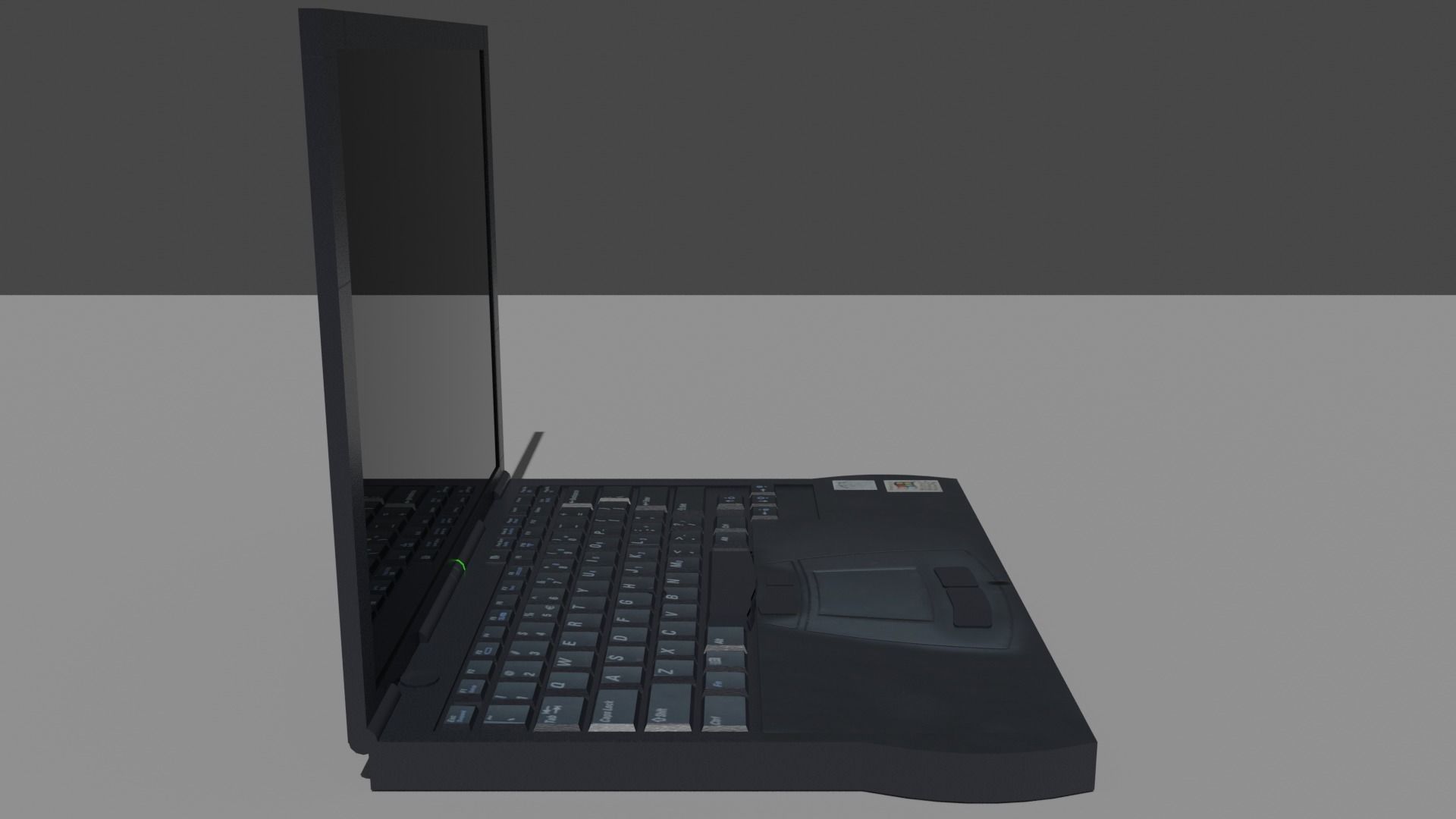 Old Notebook Low-poly 3D model_6