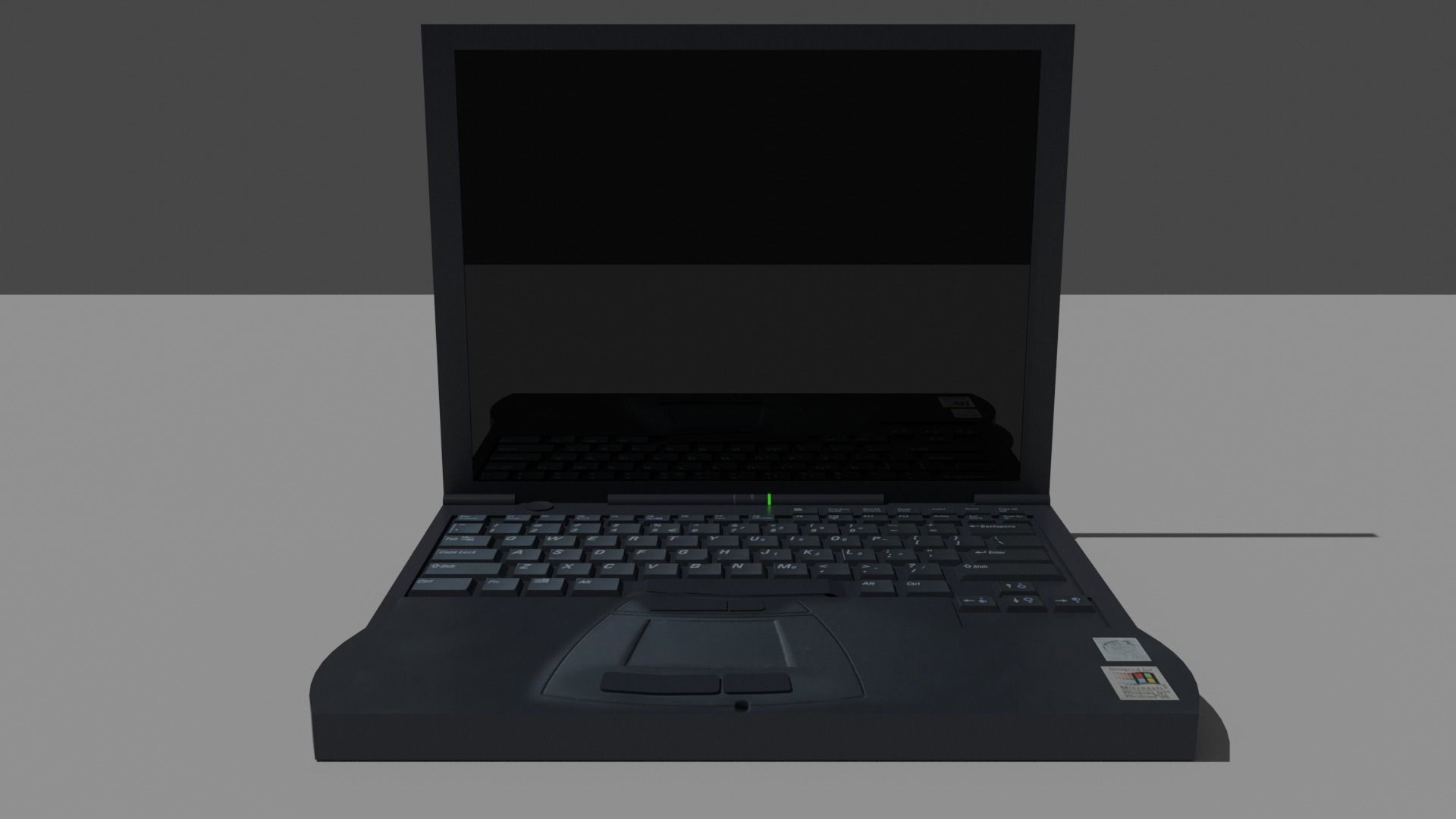 Old Notebook Low-poly 3D model_21