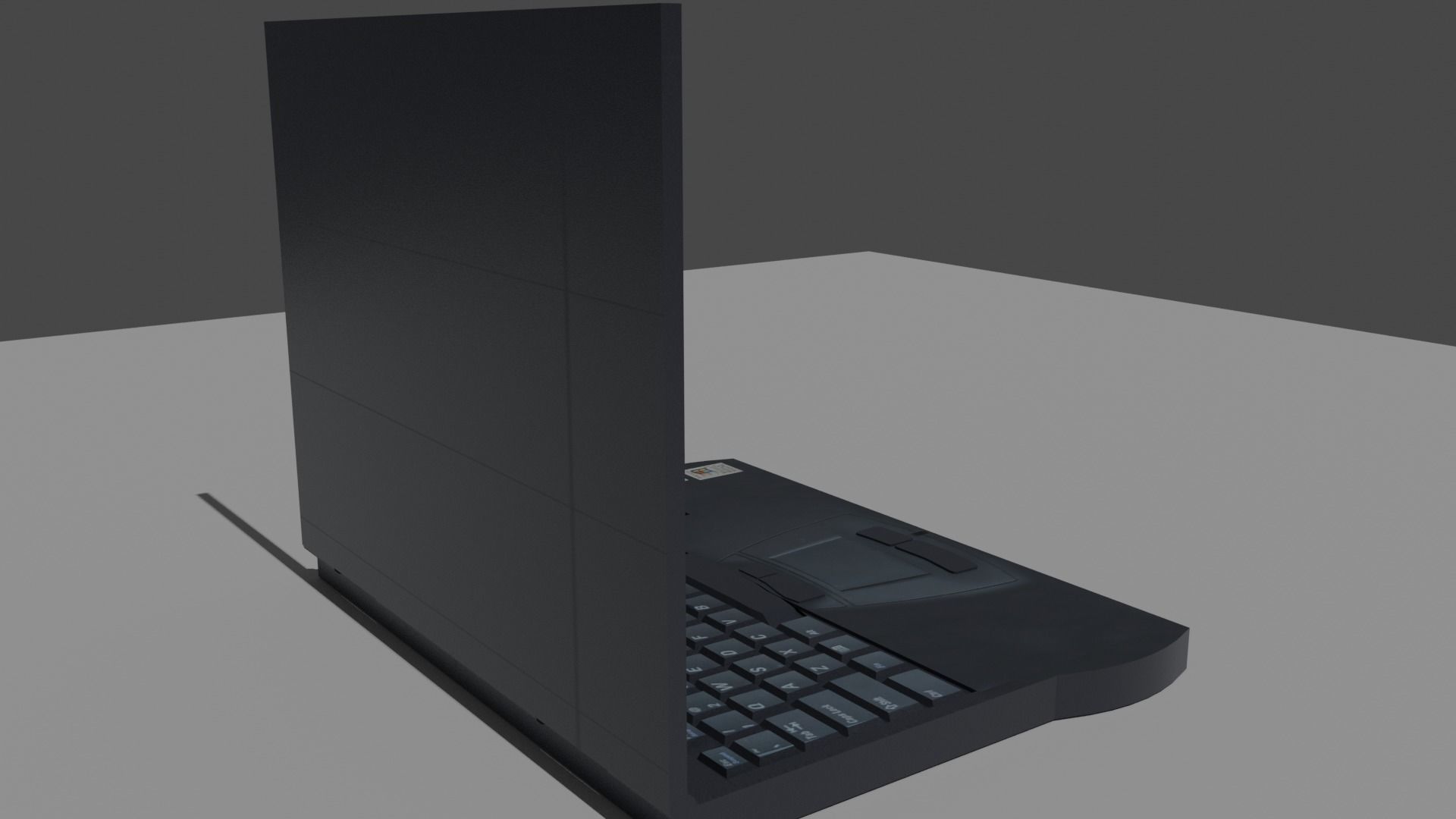 Old Notebook Low-poly 3D model_8