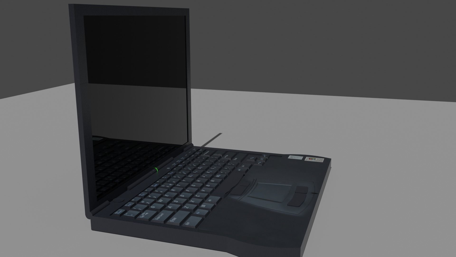 Old Notebook Low-poly 3D model_5