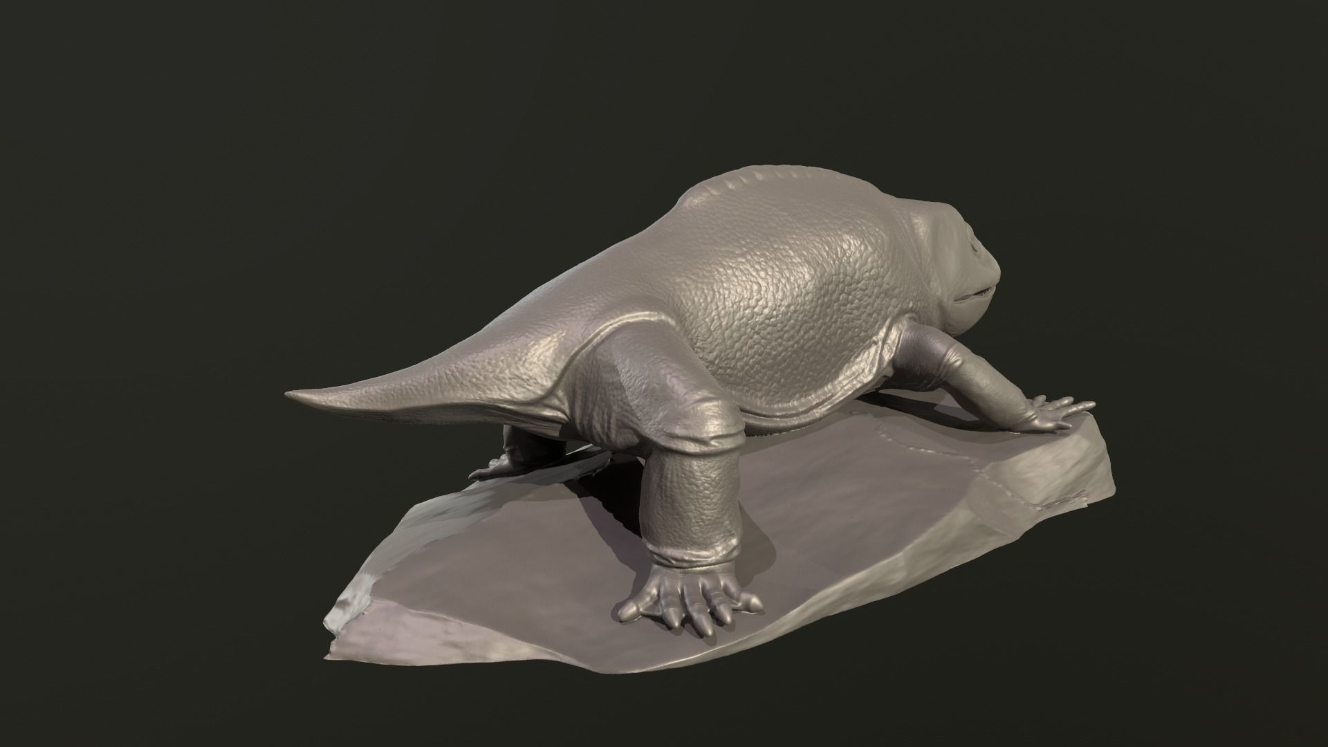 Cacops aspidephorus 3D print model_6