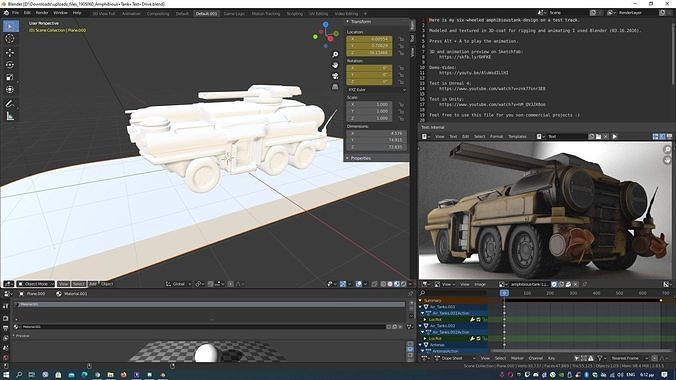 tank3 computer screen showing tank Free 3D print model
