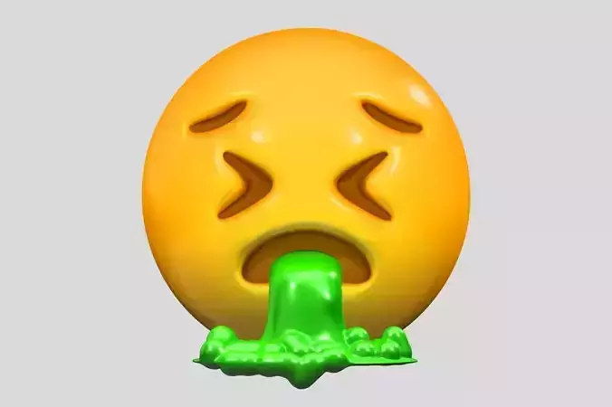 Emoji Face Vomiting
