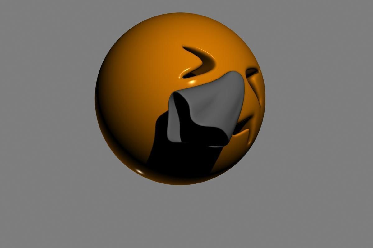 Emoji Sneezing Face 3D model_13