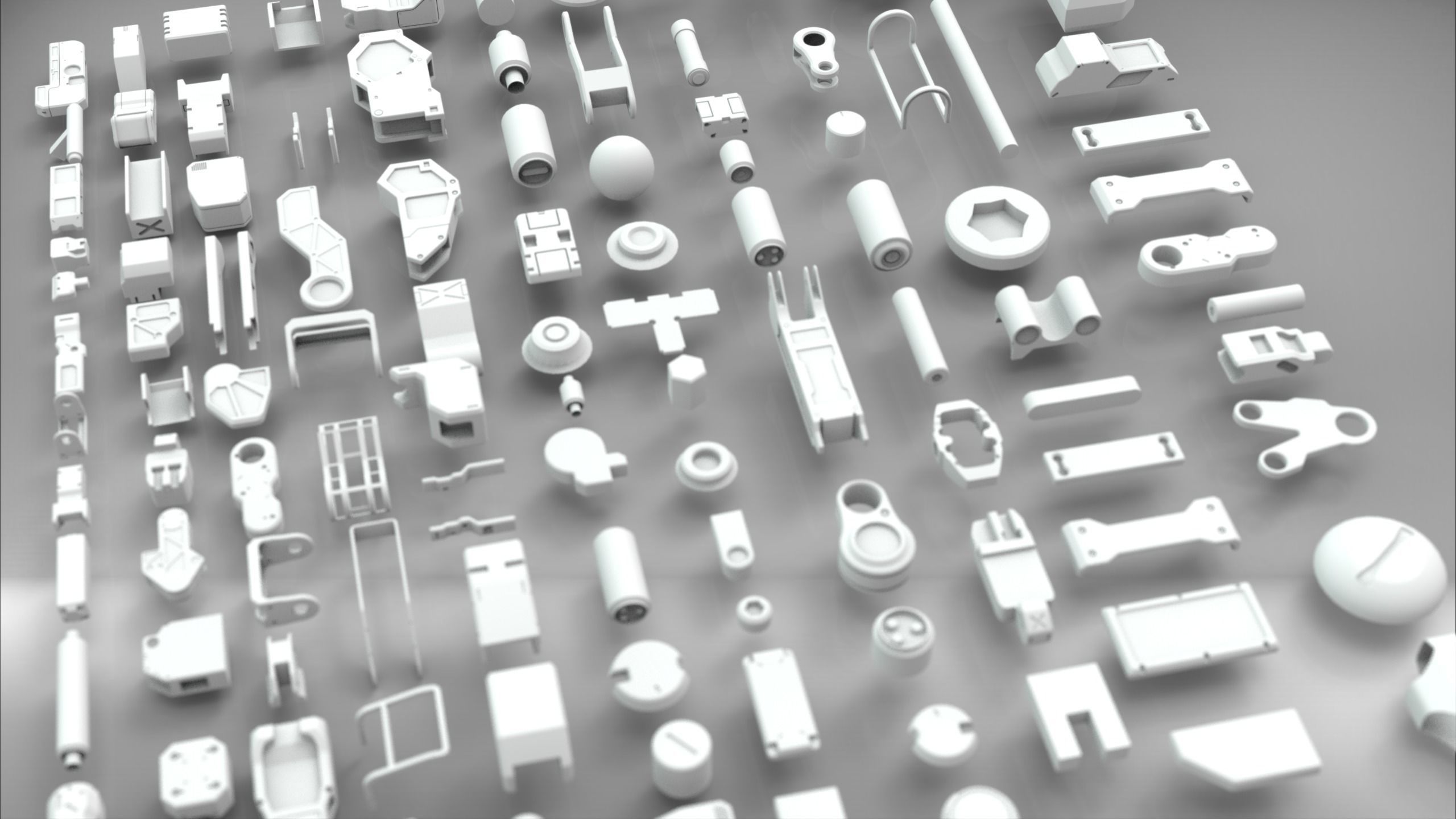 Kitbash-3 set of parts 3D model_4