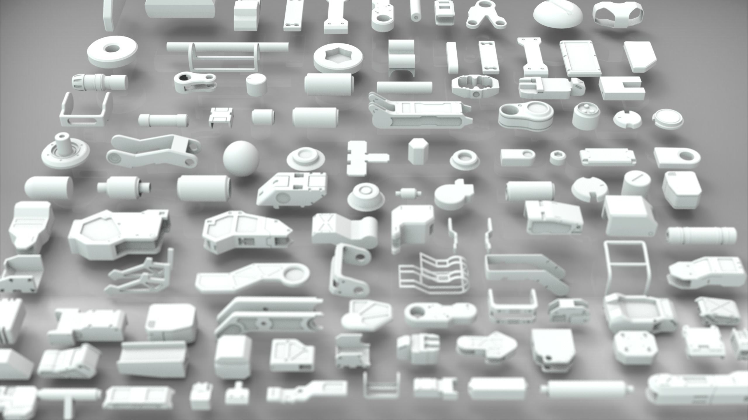 Kitbash-3 set of parts 3D model_1