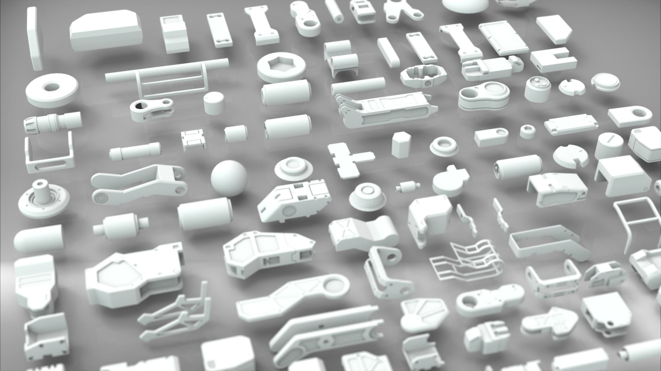 Kitbash-3 set of parts 3D model_5