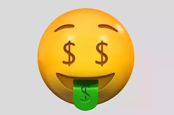Emoji Money-Mouth Face
