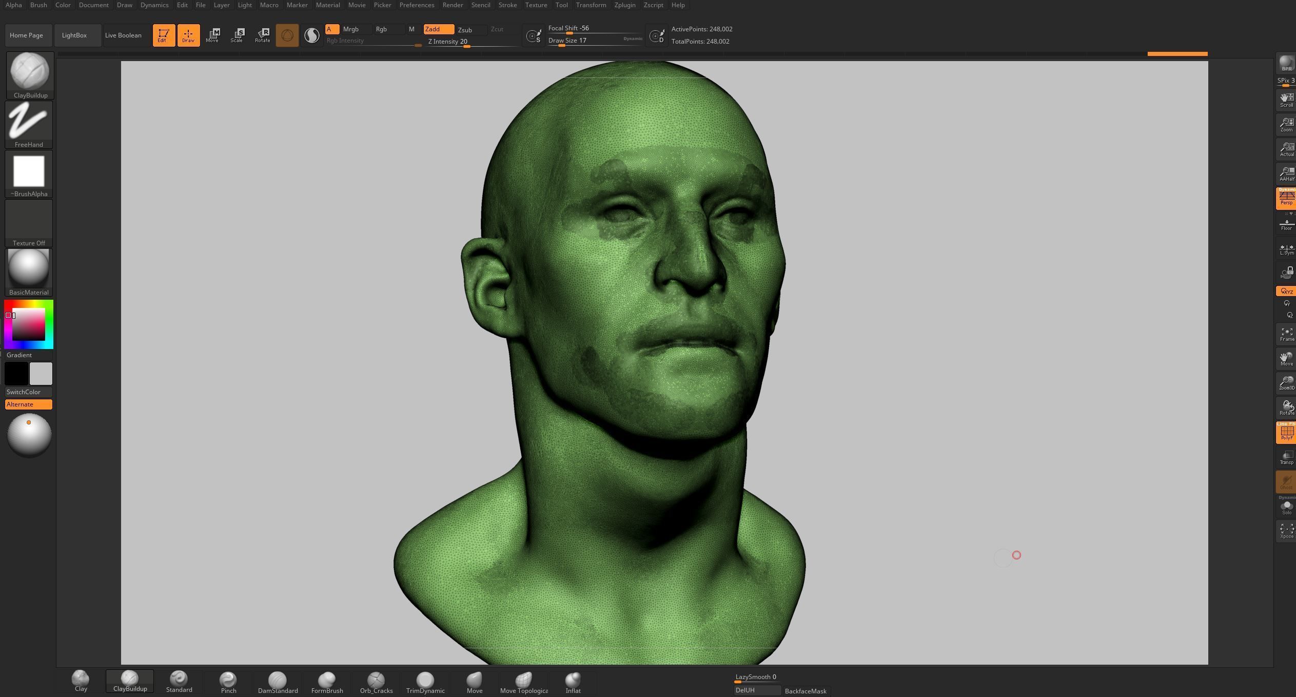 Base Male Head v3 3D model_5