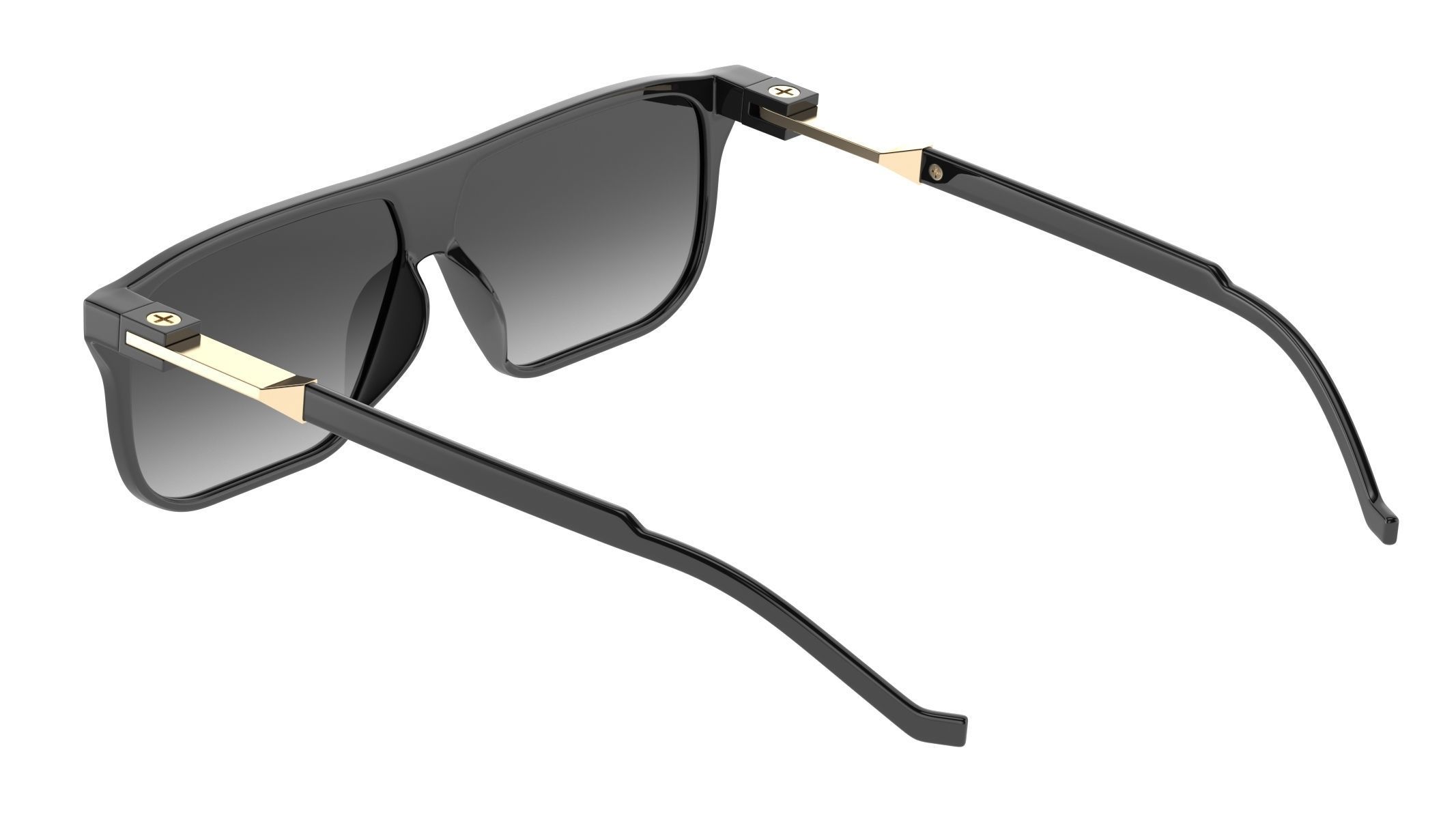 Big Frame Sunglasses 3D model_3