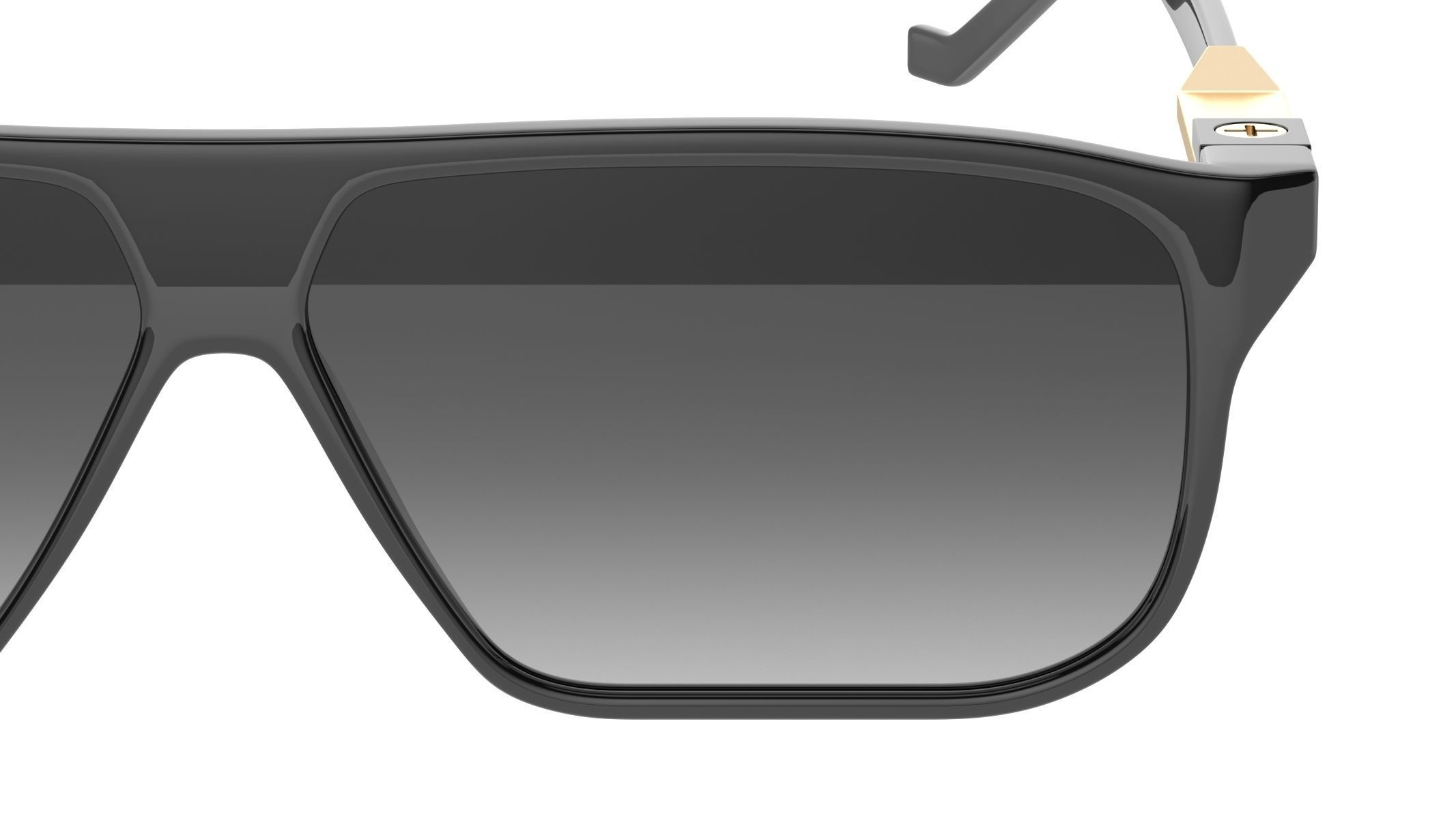 Big Frame Sunglasses 3D model_5