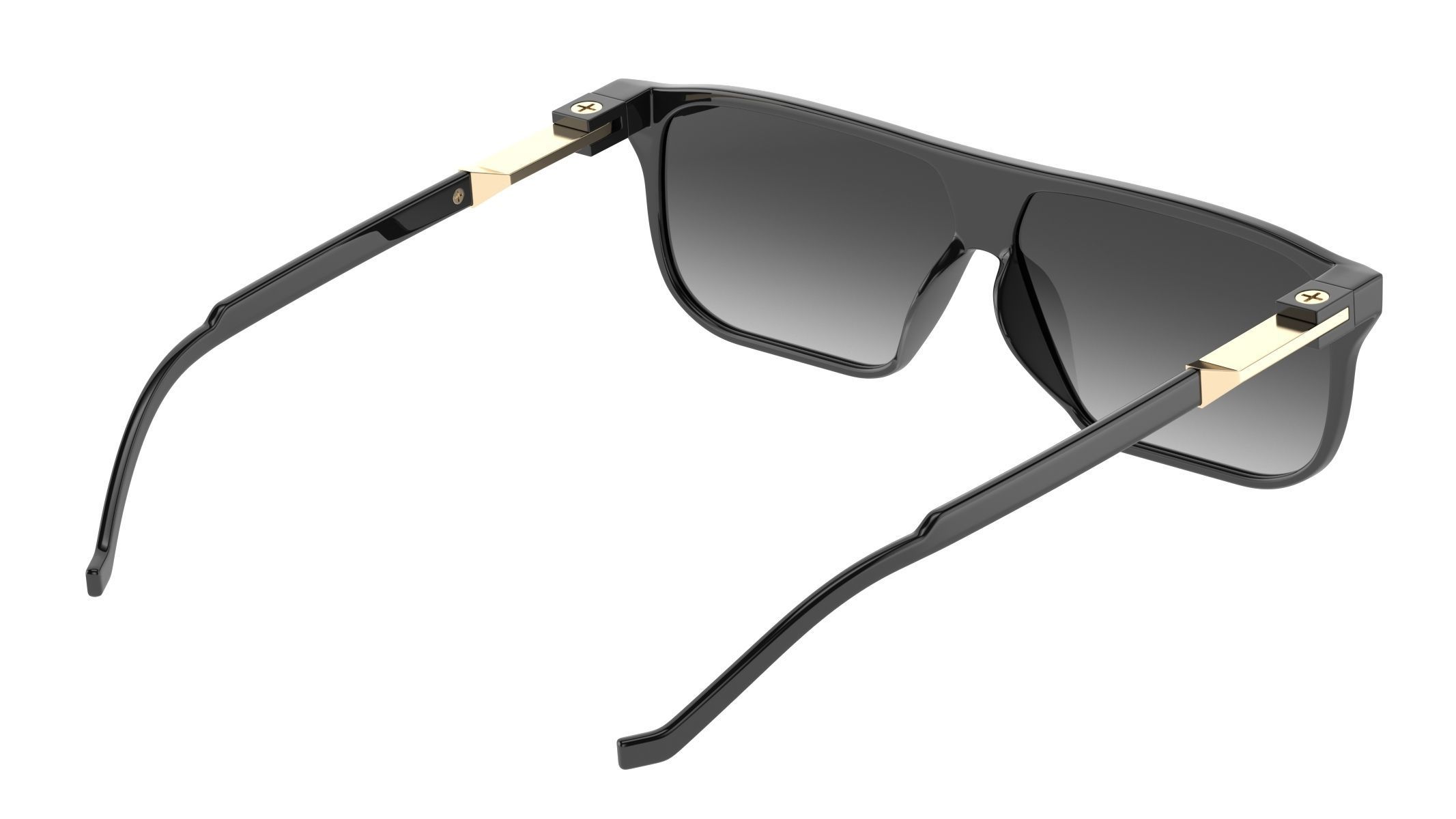 Big Frame Sunglasses 3D model_2