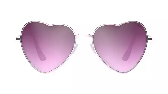 Heart Sunglasses 3D model